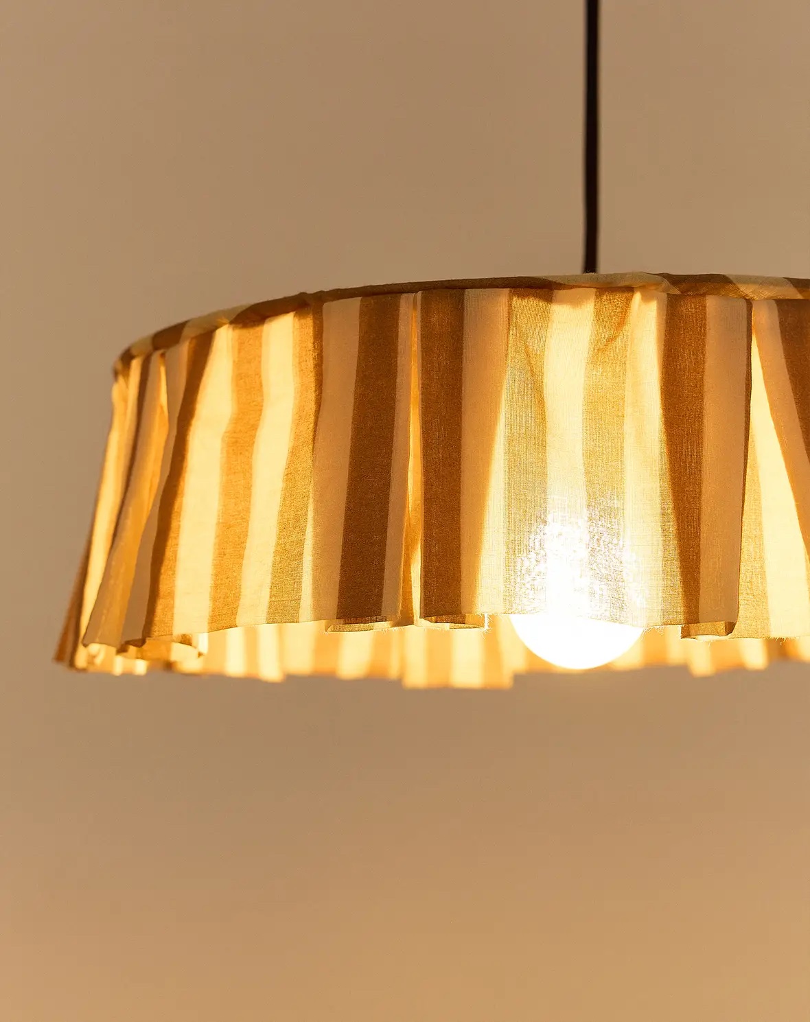 Vibes Lampenschirm ø 40 Brown Stripes