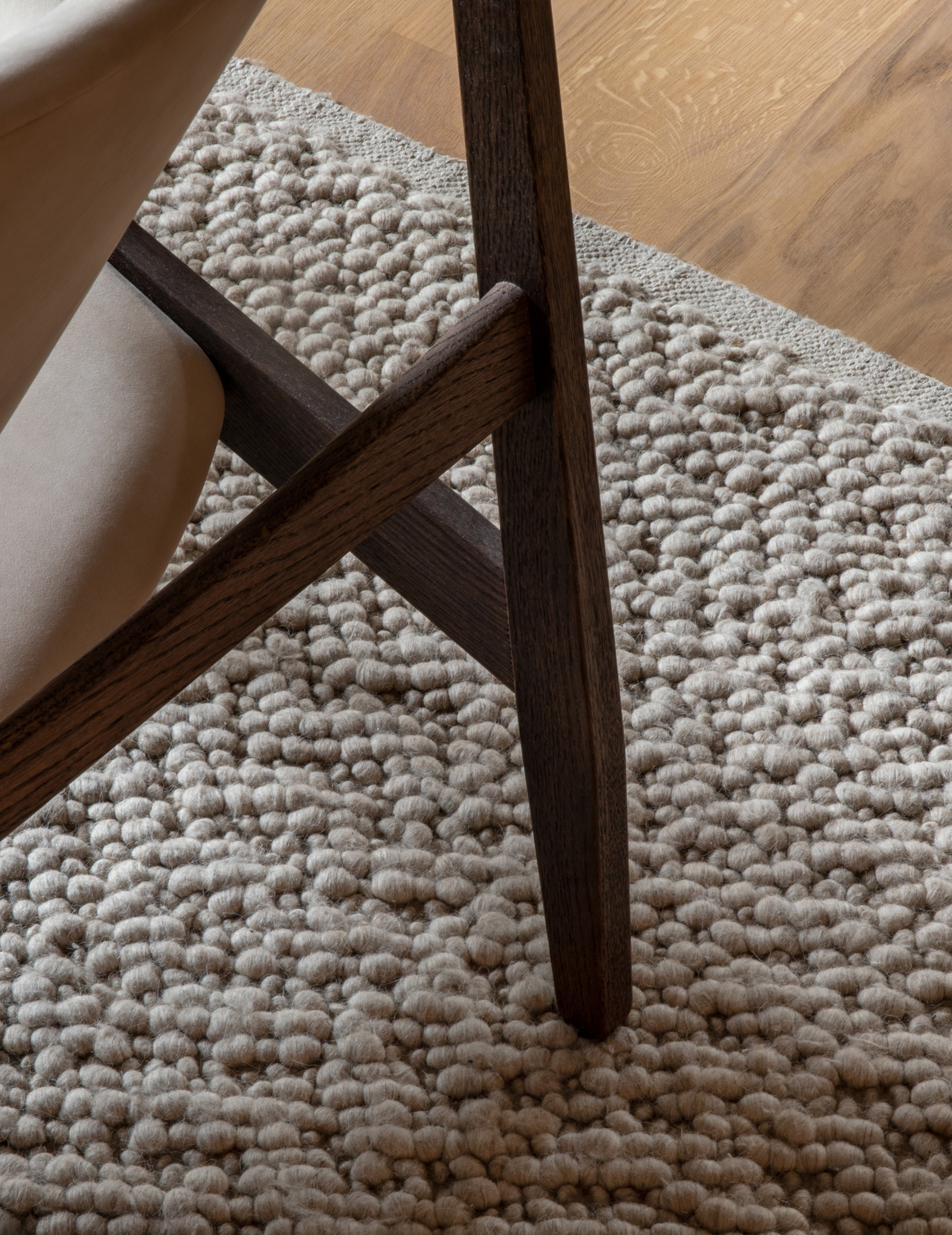 Gravel Rug Teppich, 170x240, Grau