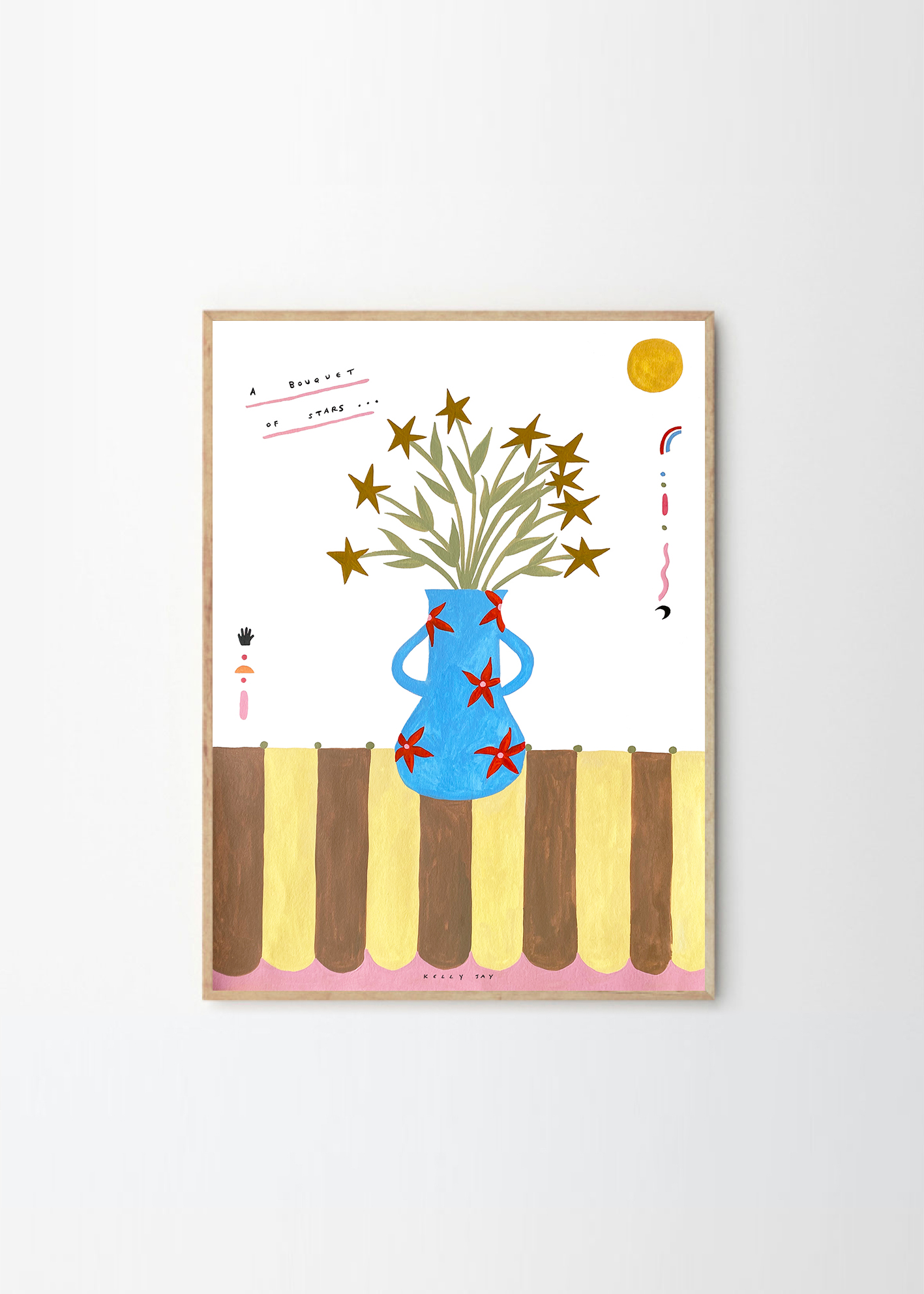 Kelly Jay Bouquet of Stars Art Print 50x70 cm Kelly Jay Bouquet of Stars Art Print 50x70 cm