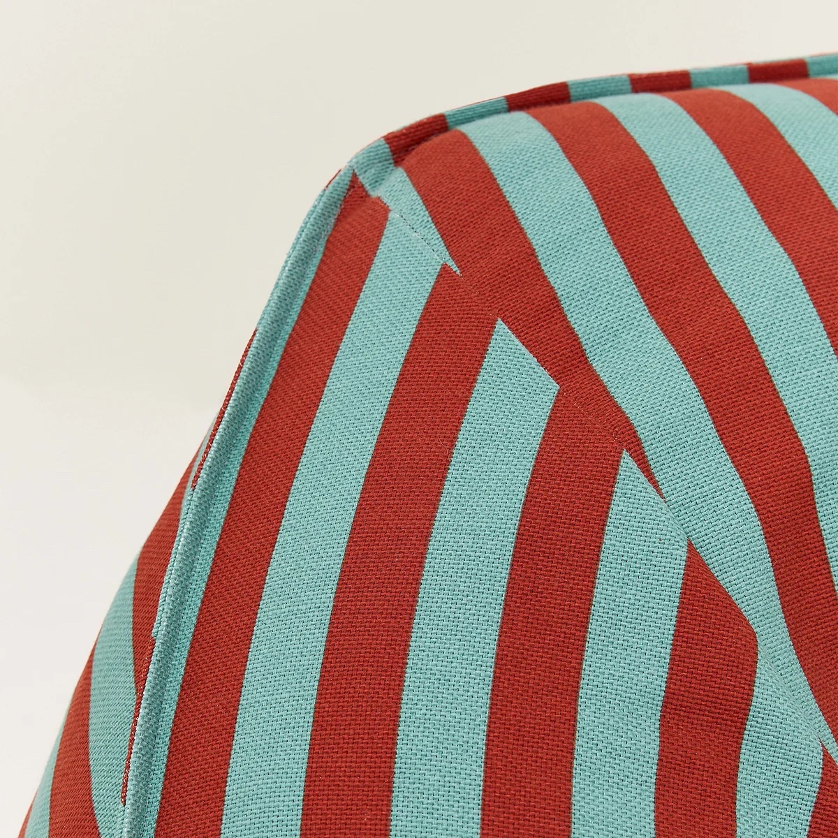 Ziggy Sessel Beanbag Adult Red Teal Green Stripes