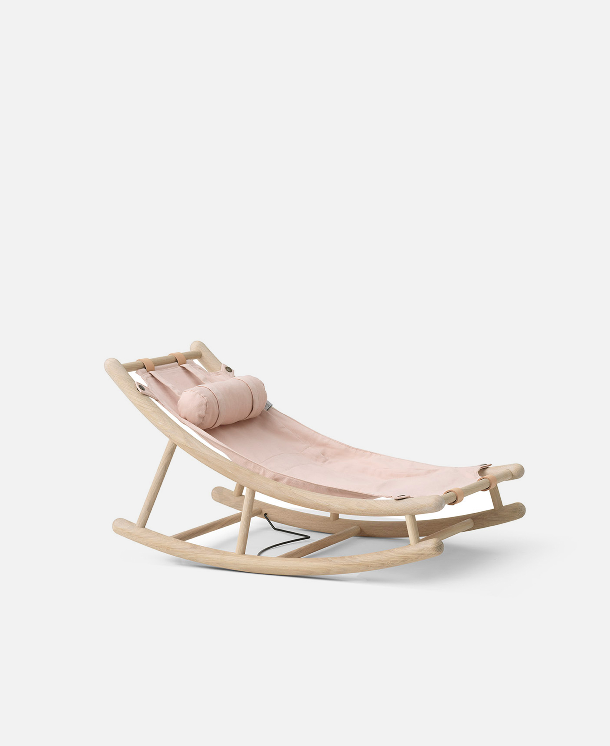 Kleinkindwippe - Eiche/rosa
