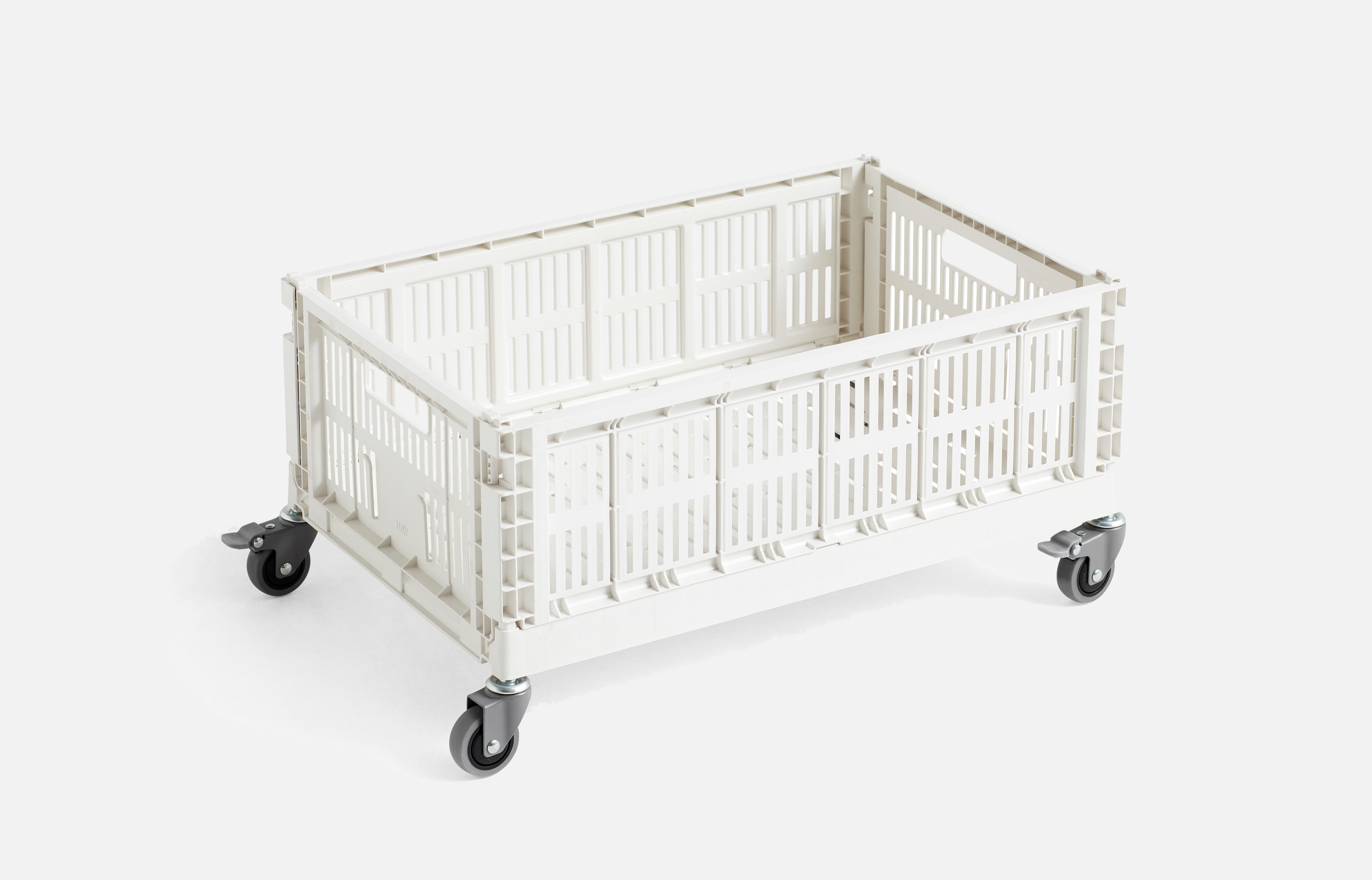 HAY Colour Crate Räder 4er Set Large