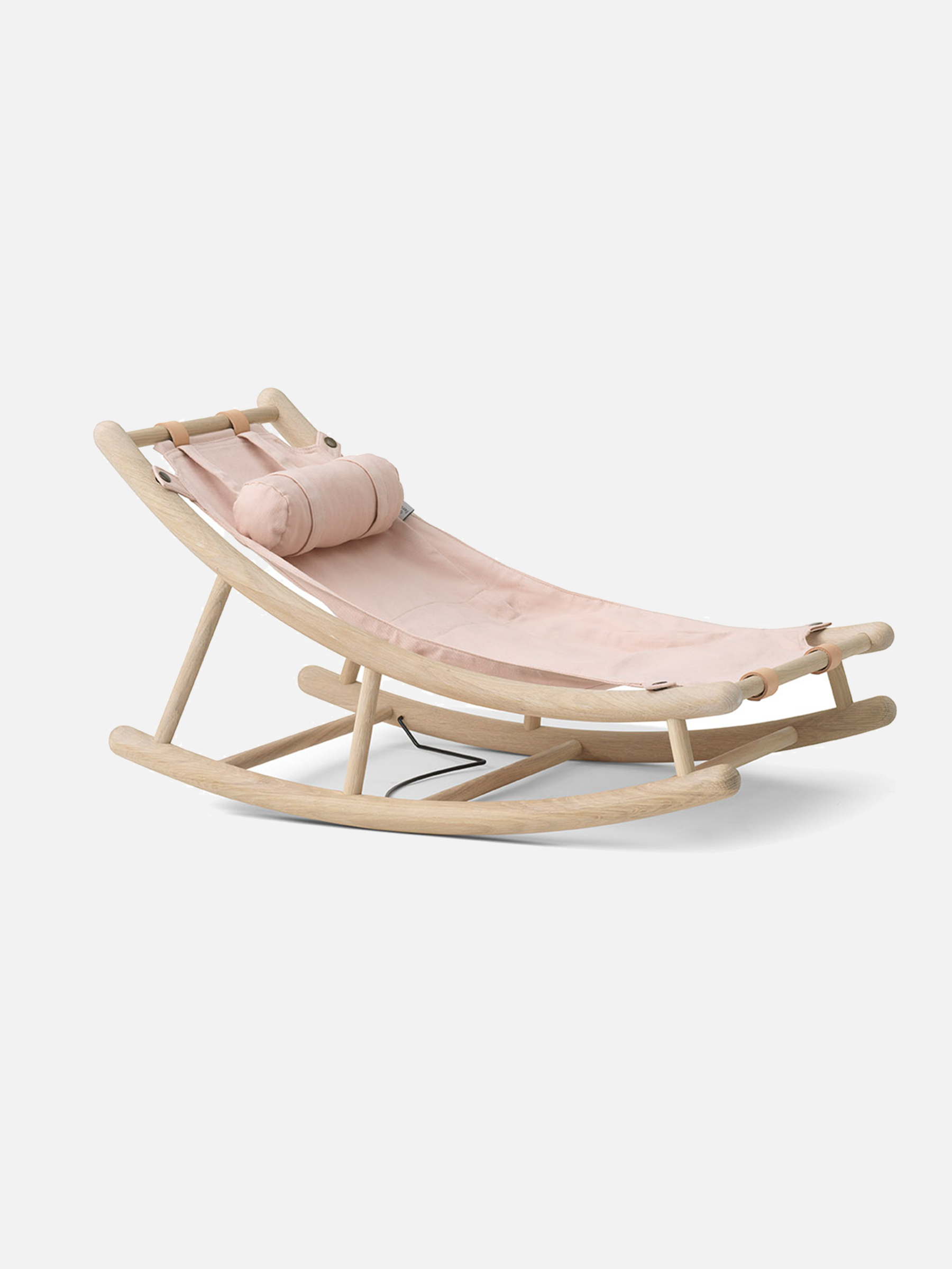 Kleinkindwippe - Eiche/rosa