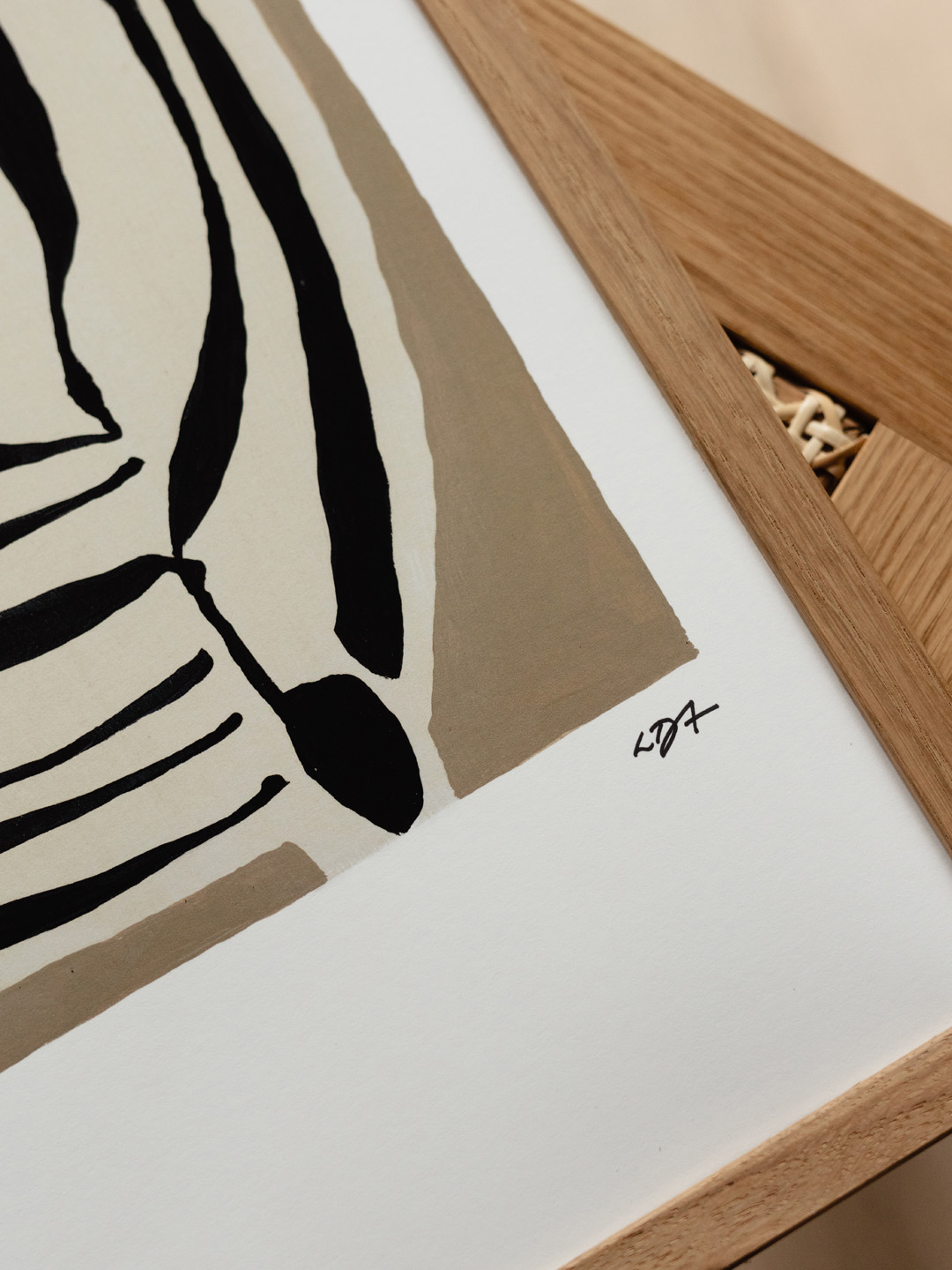 Leise Dich Abrahamsen Layered Art Print 30x40 cm Leise Dich Abrahamsen Layered Art Print 30x40 cm