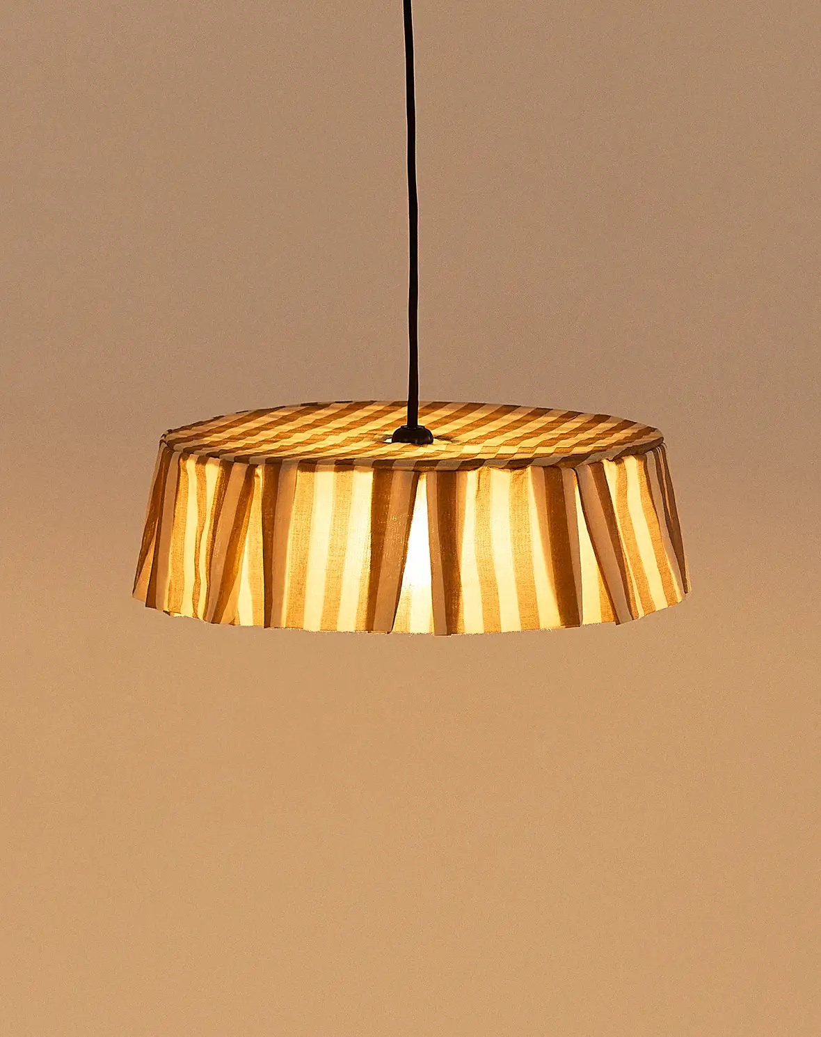 Vibes Lampenschirm ø 40 Brown Stripes