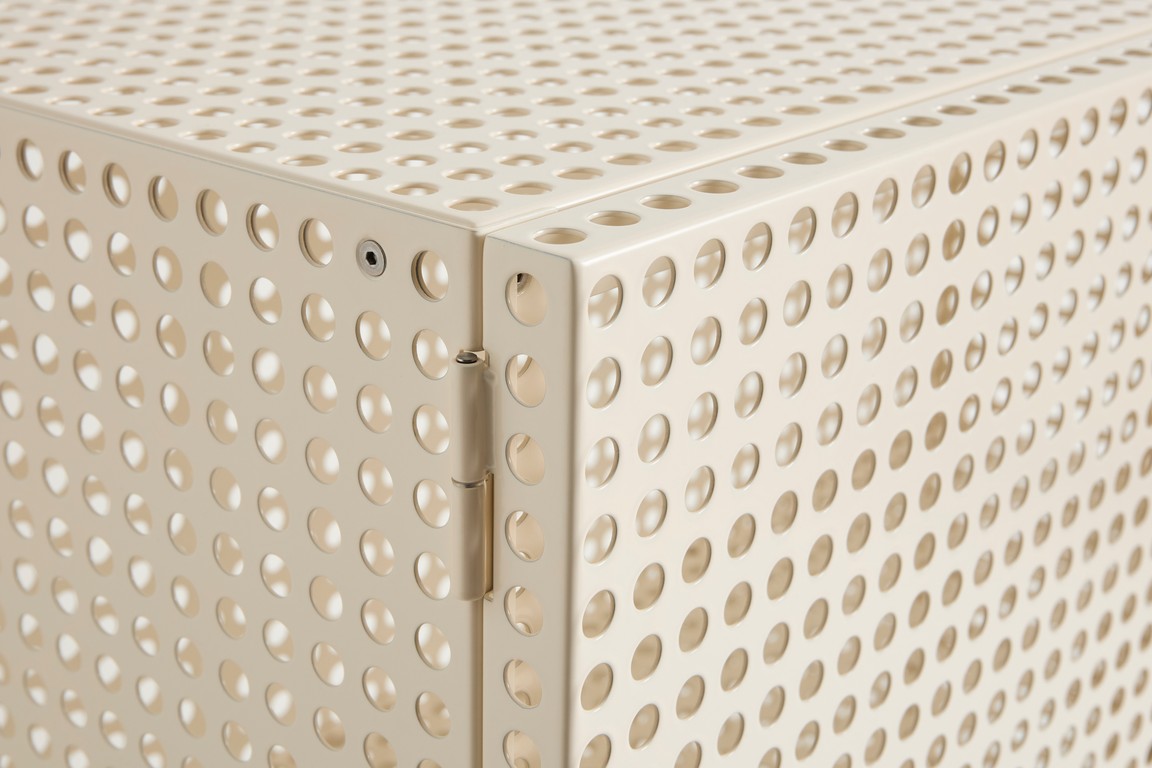 HAY Perforated Cabinet Floor Large Eggshell