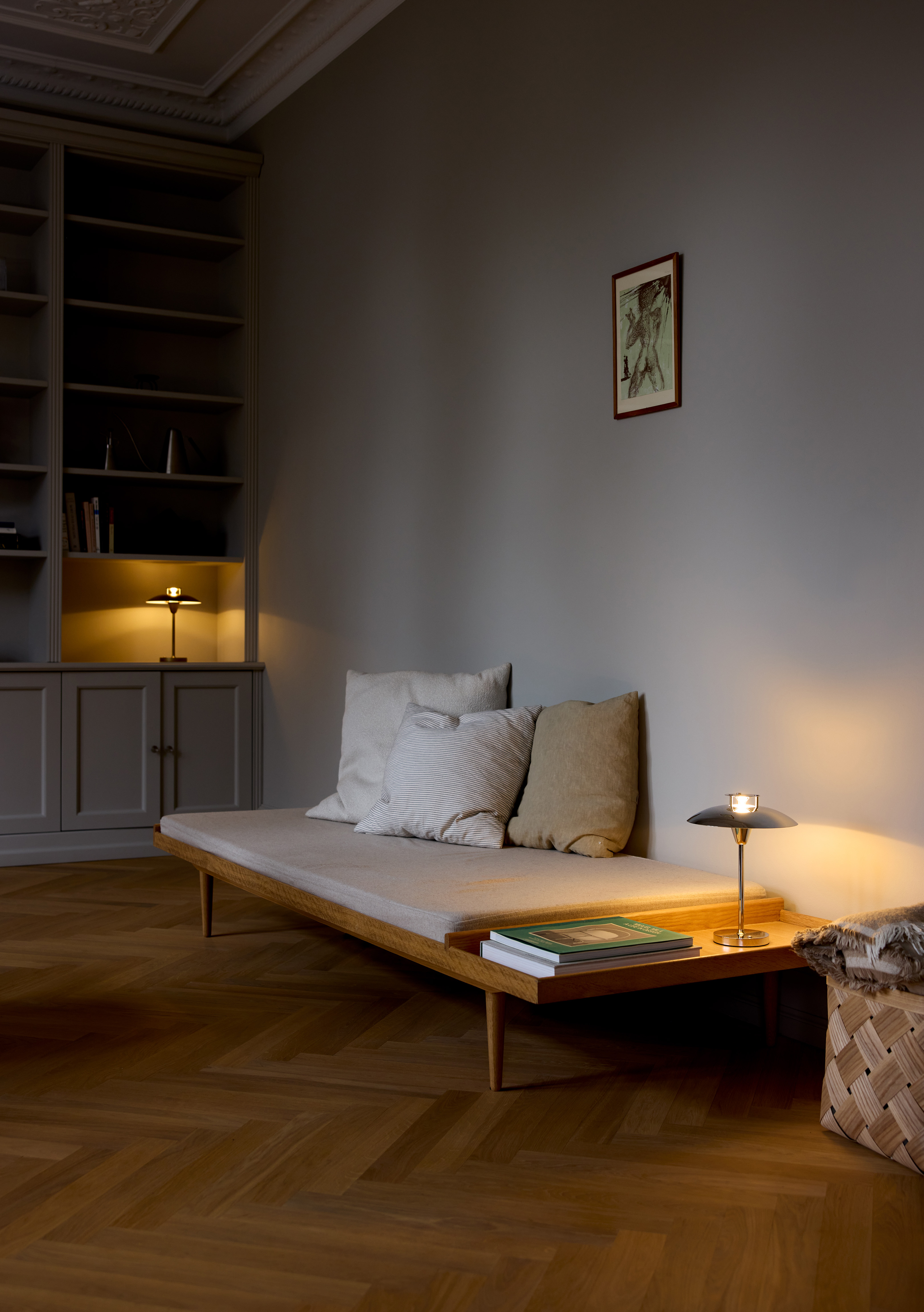 Stepp 1-2-3 Akku Tischleuchte schwarz