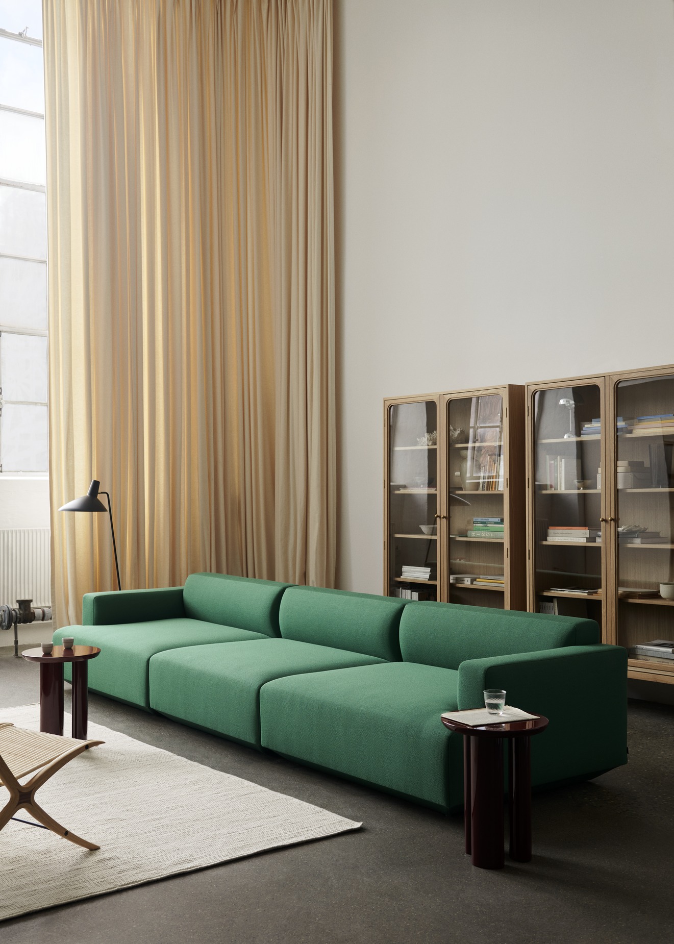 Trace Double SC88 Vitrine Schrank Eiche natur