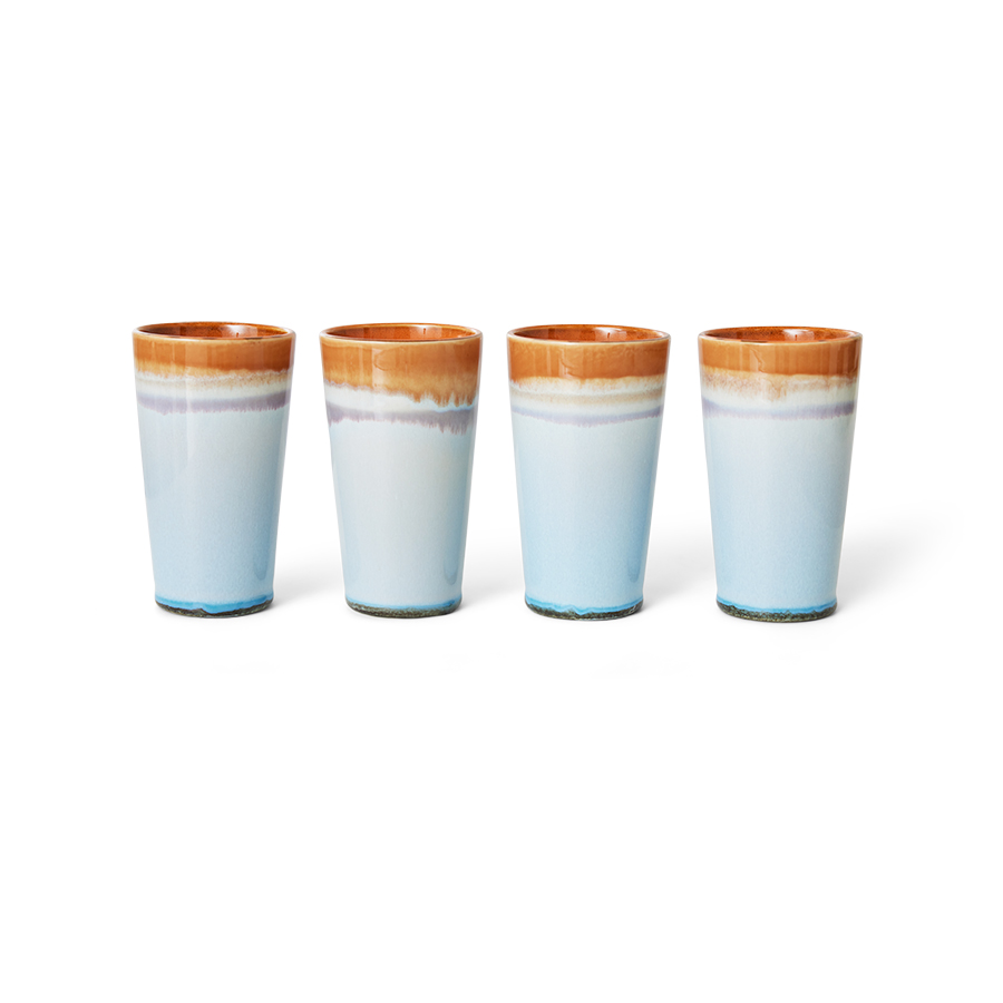 70th Keramik Latte Becher Ash