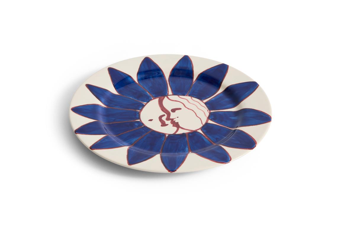 La Pittura Essteller Ø 28,5 cm Deep Blue Flower La Pittura Essteller Ø 28,5 cm Deep Blue Flower