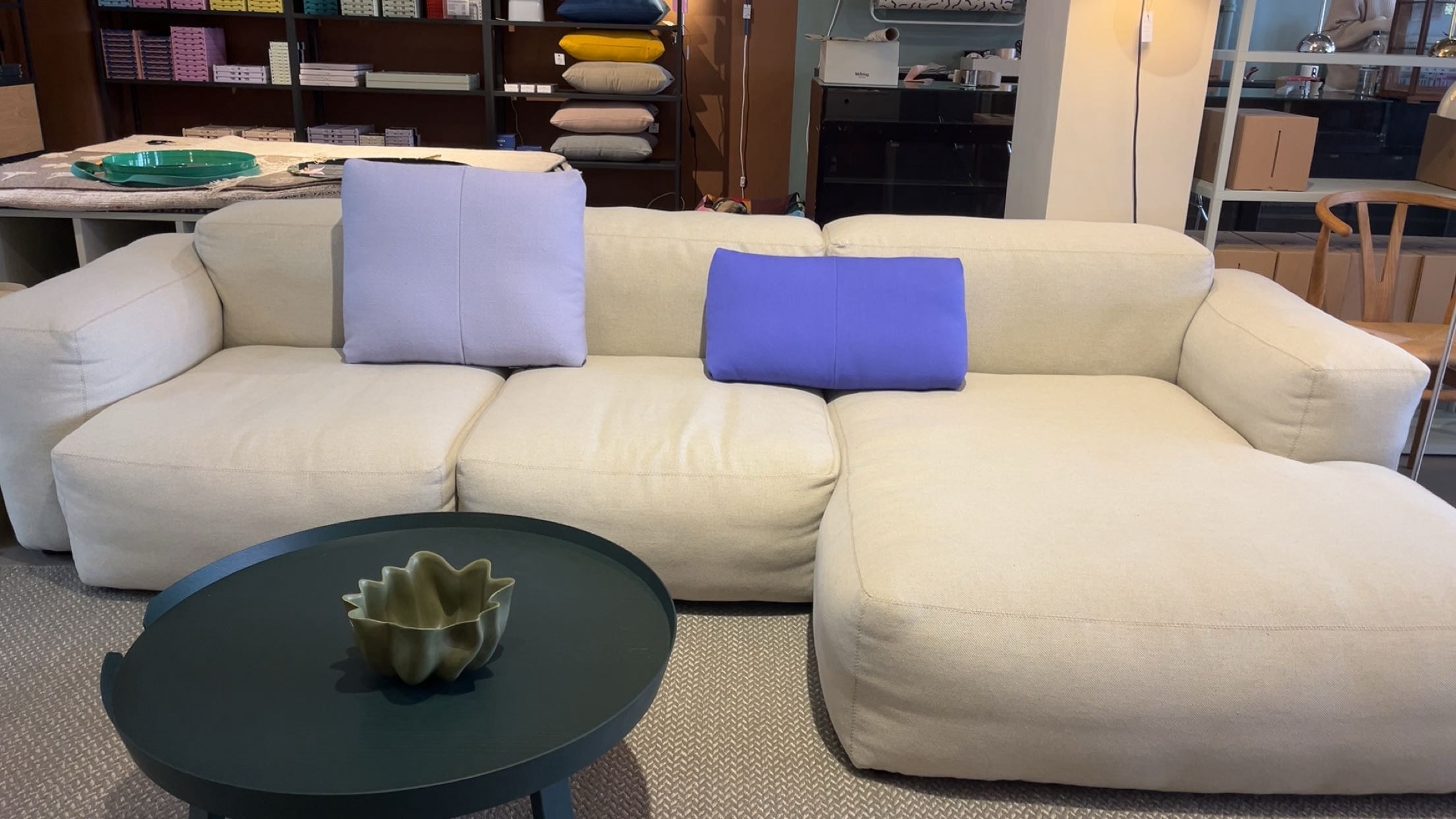 Sofa mit Chaiselongue rechts Mags Soft Low Mode