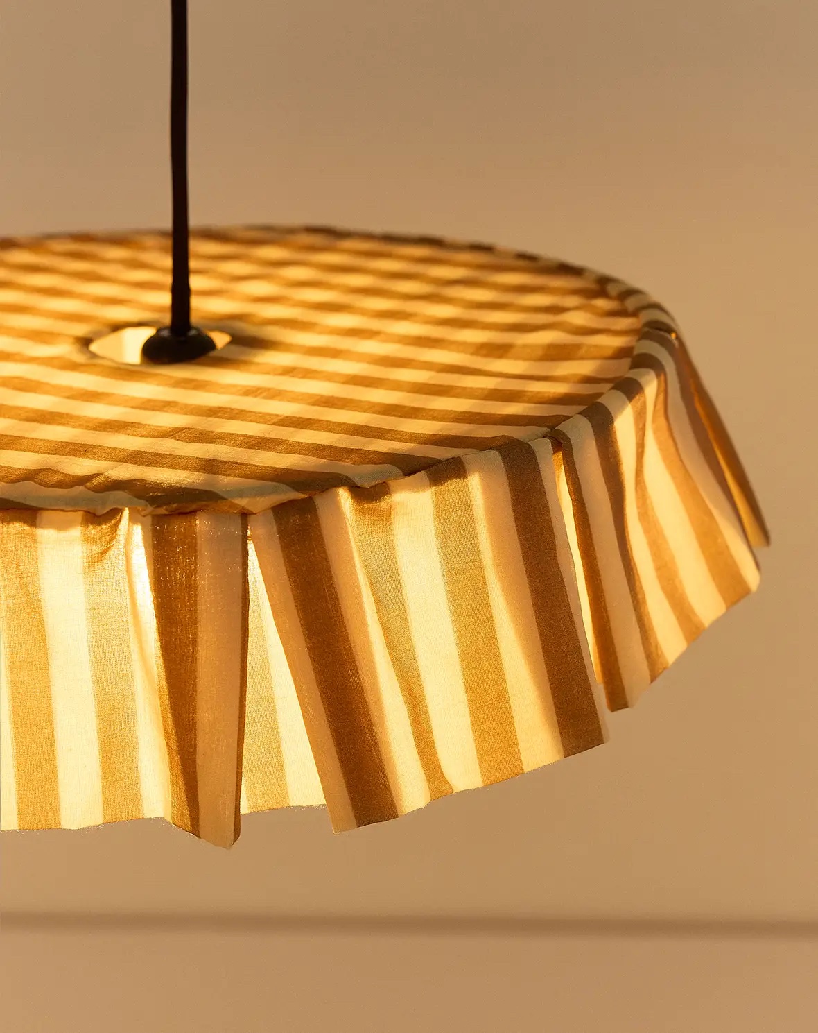 Vibes Lampenschirm ø 40 Brown Stripes