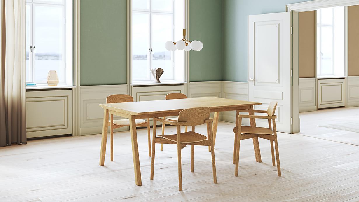 SM140 Tisch 100 x 174 cm Eiche geölt