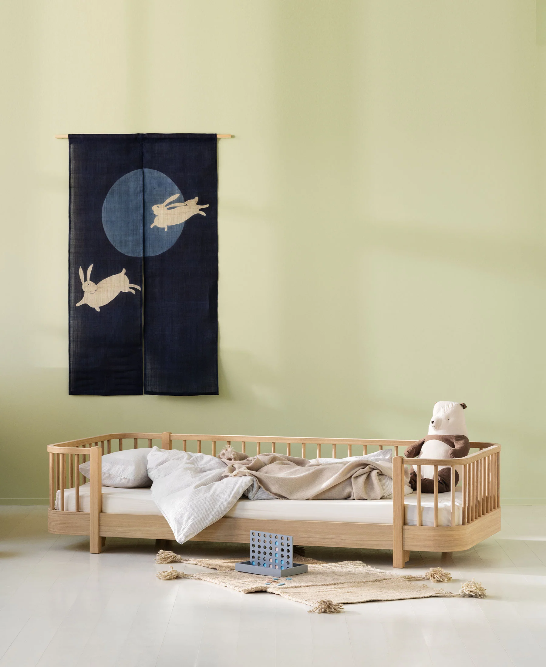 Wood Original Bodenbett 90x200 cm Eiche