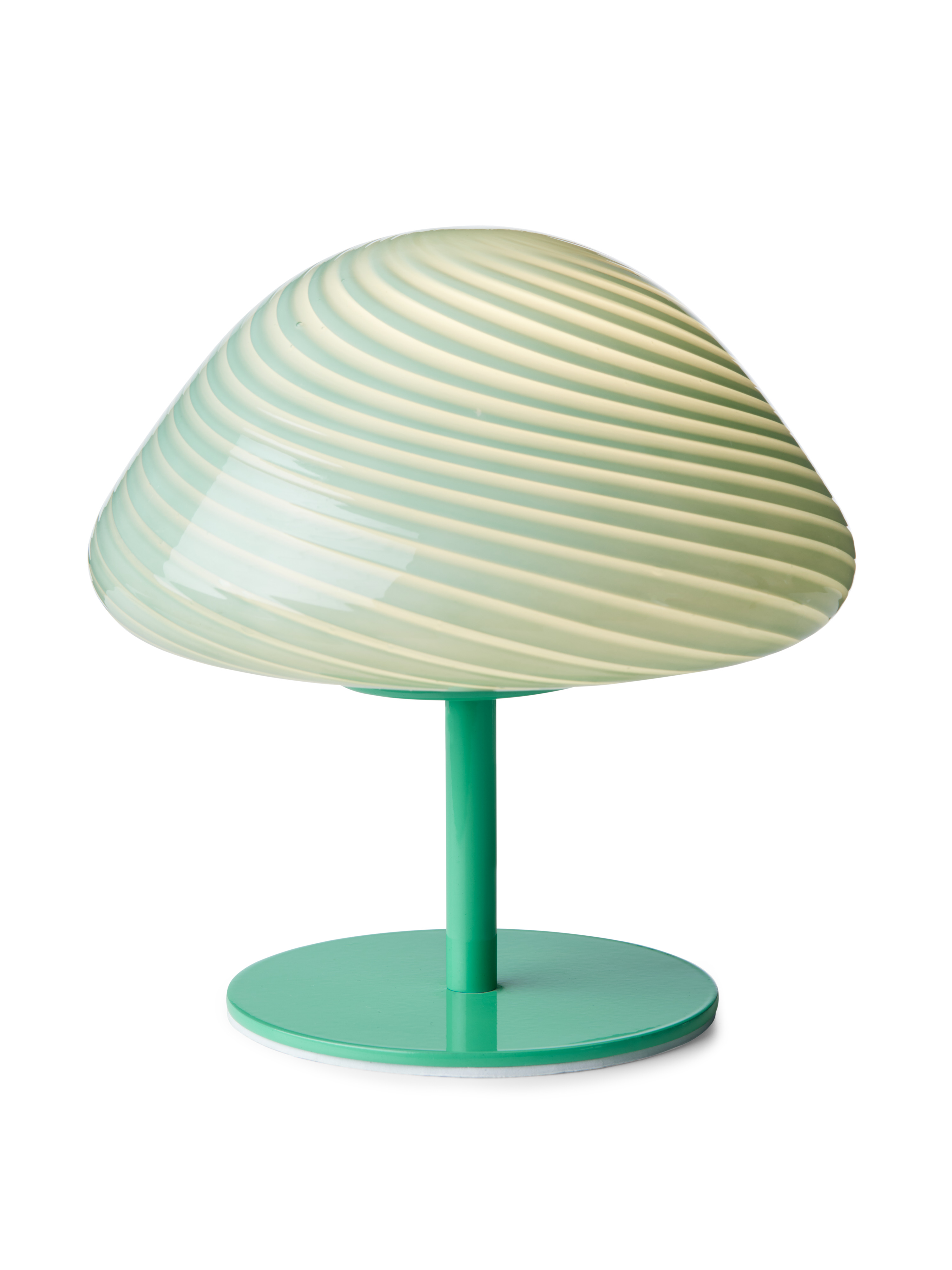 Mushroom Lampe Opalglas Türkis