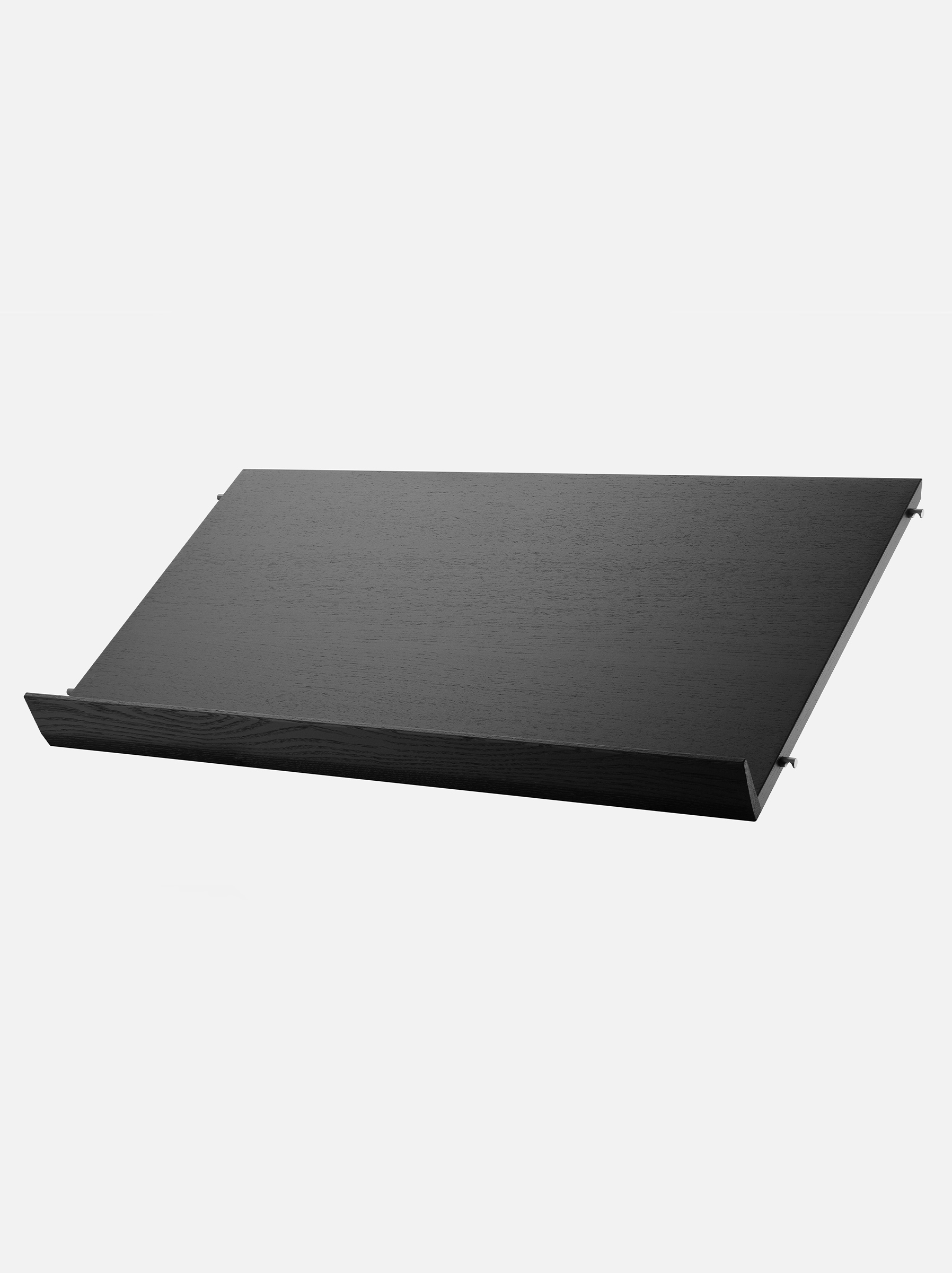 Magazin Regal Holz 78/15/30 Esche schwarz gebeizt Magazin Regal Holz 78/15/30 Esche schwarz gebeizt