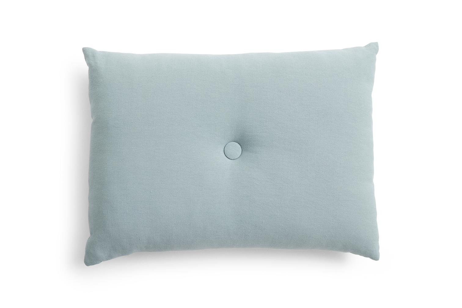 Dot Kissen Linen Pigeon blue