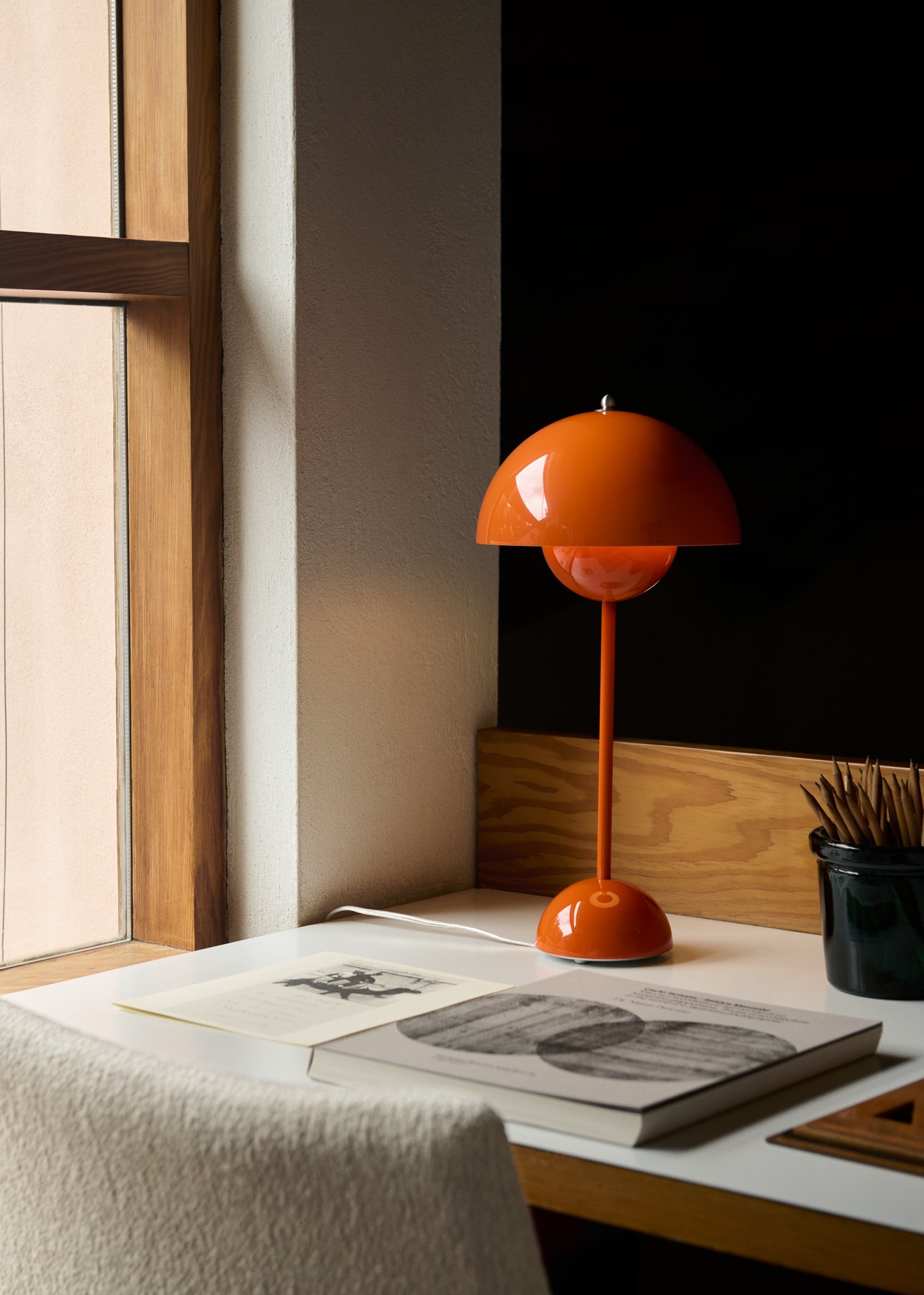 VP3 Tischleuchte Zesty Orange