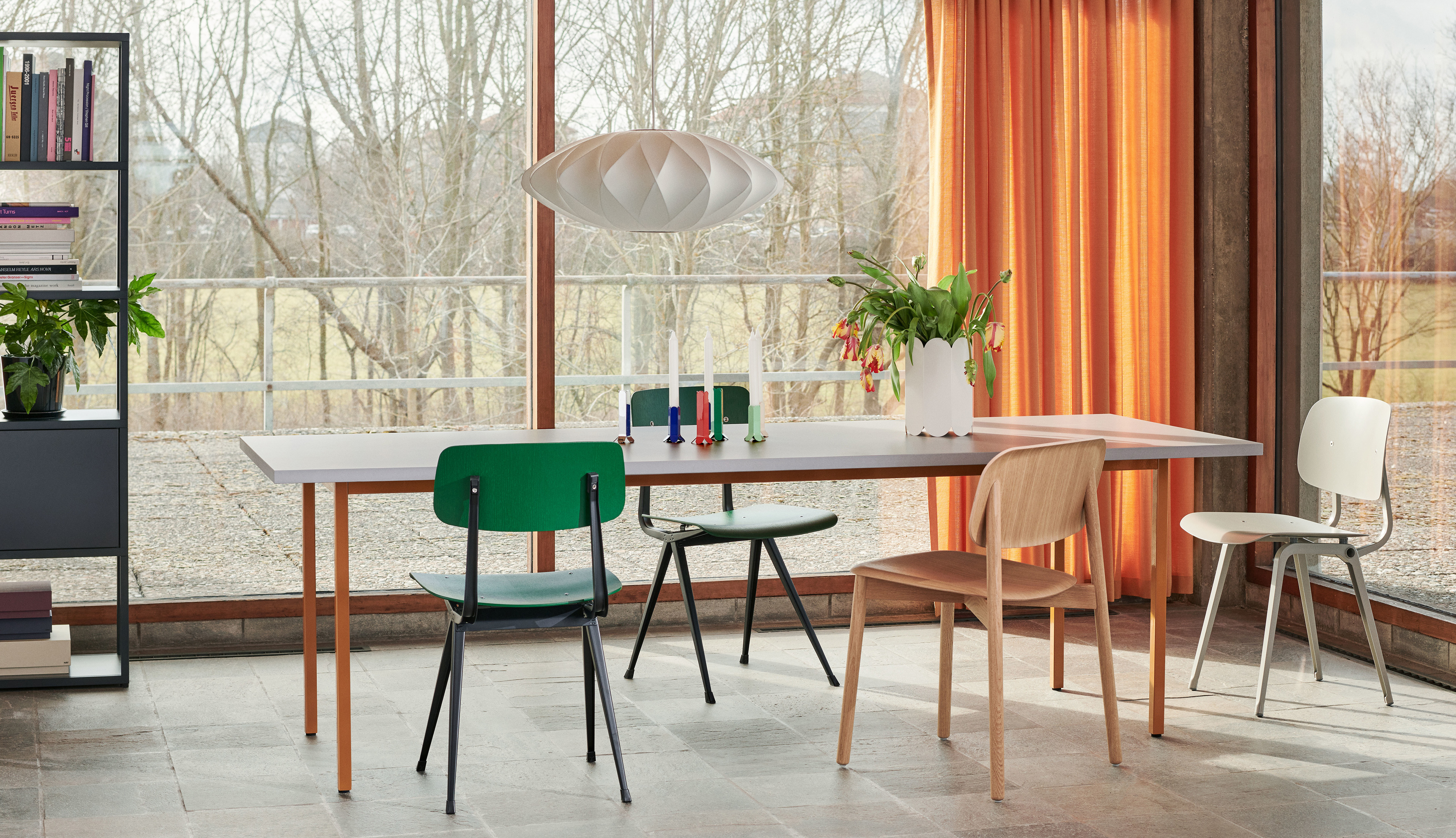 Two-Colour Tisch 200 x 90 cm Ochre / Grau Two-Colour Tisch 200 x 90 cm Ochre / Grau