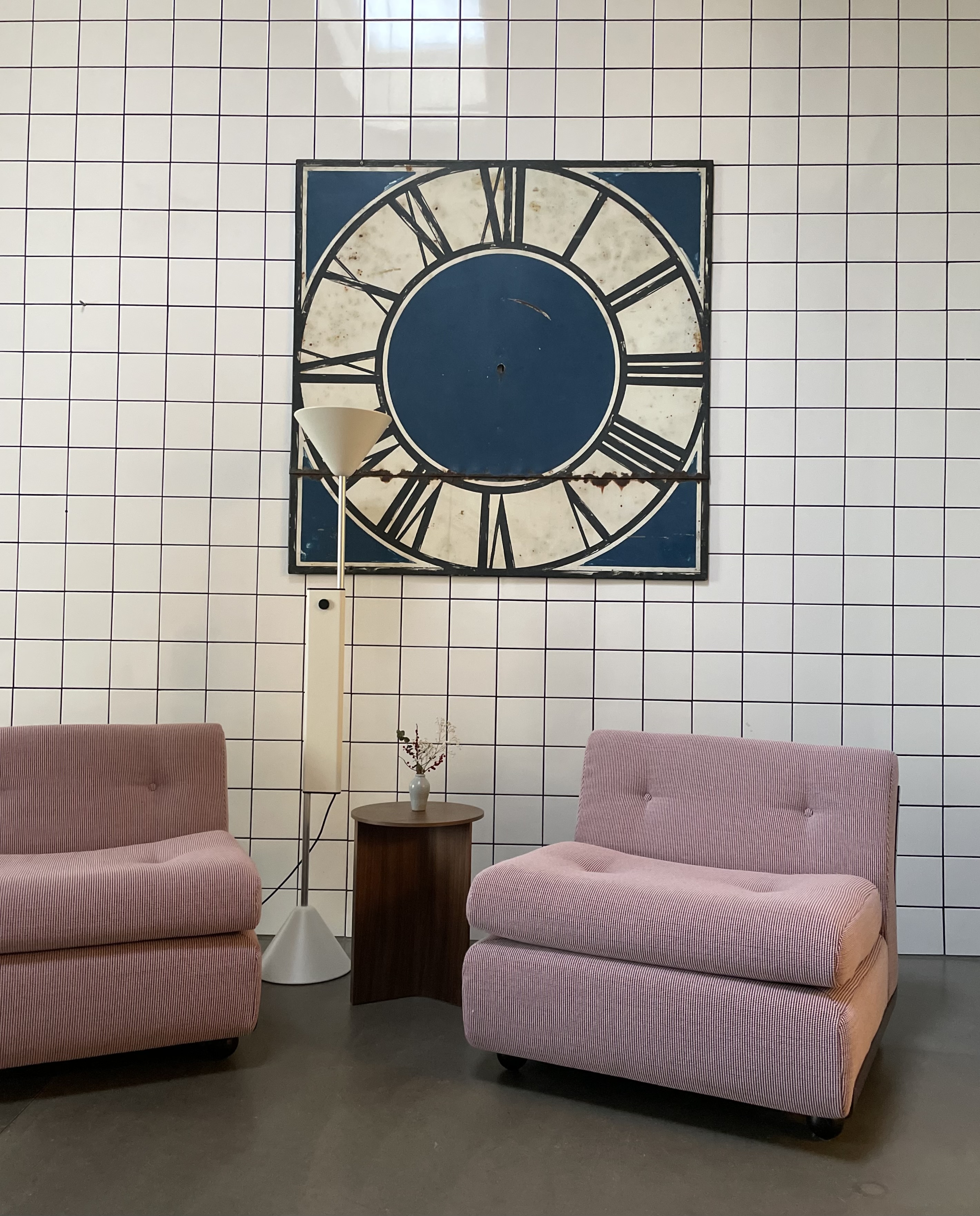 Vintage Ziffernblatt aus französischem Kirchturm