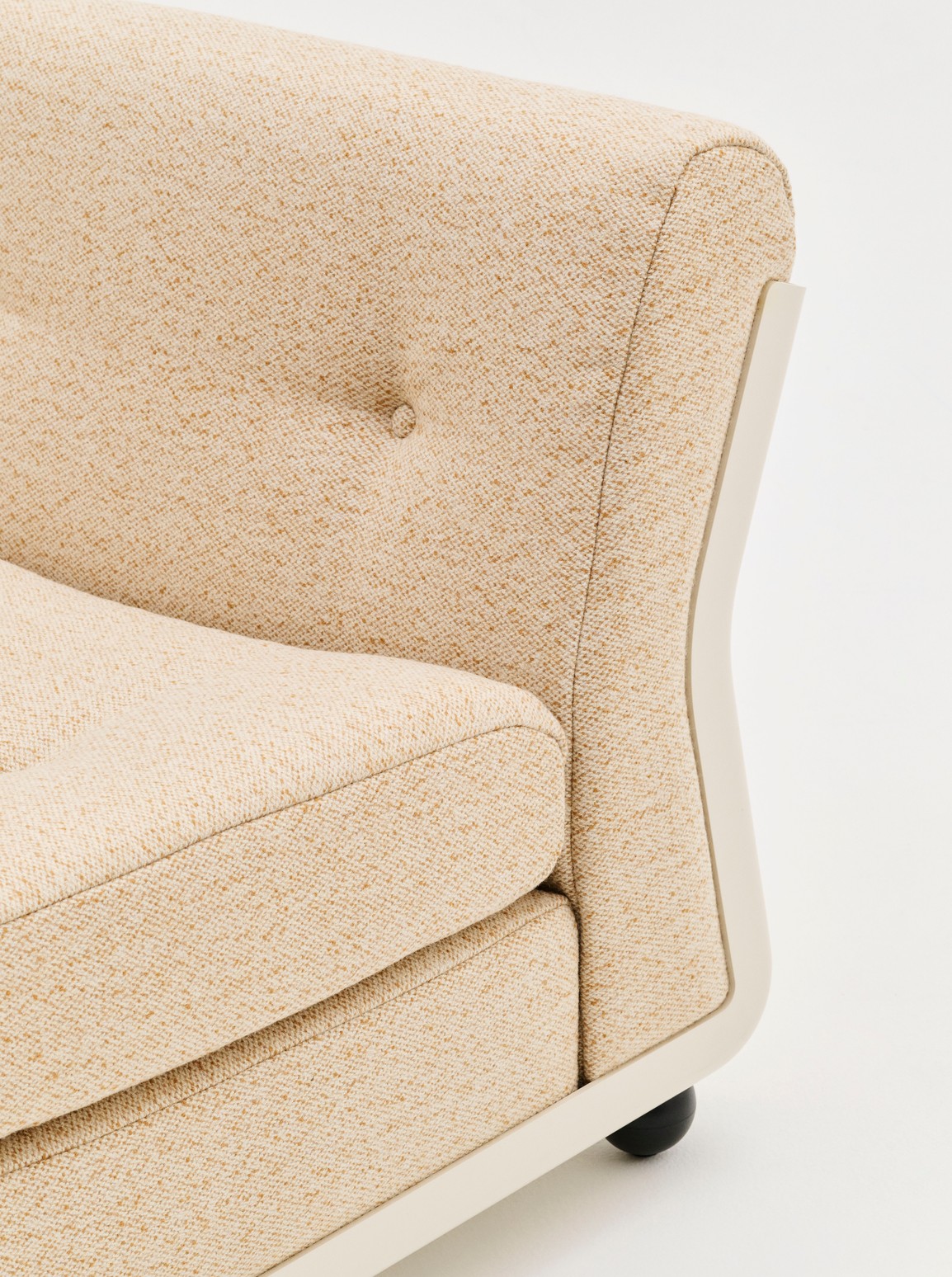 HAY Amanta 1 Sitzer - Schale Cream beige Bezug Vanir