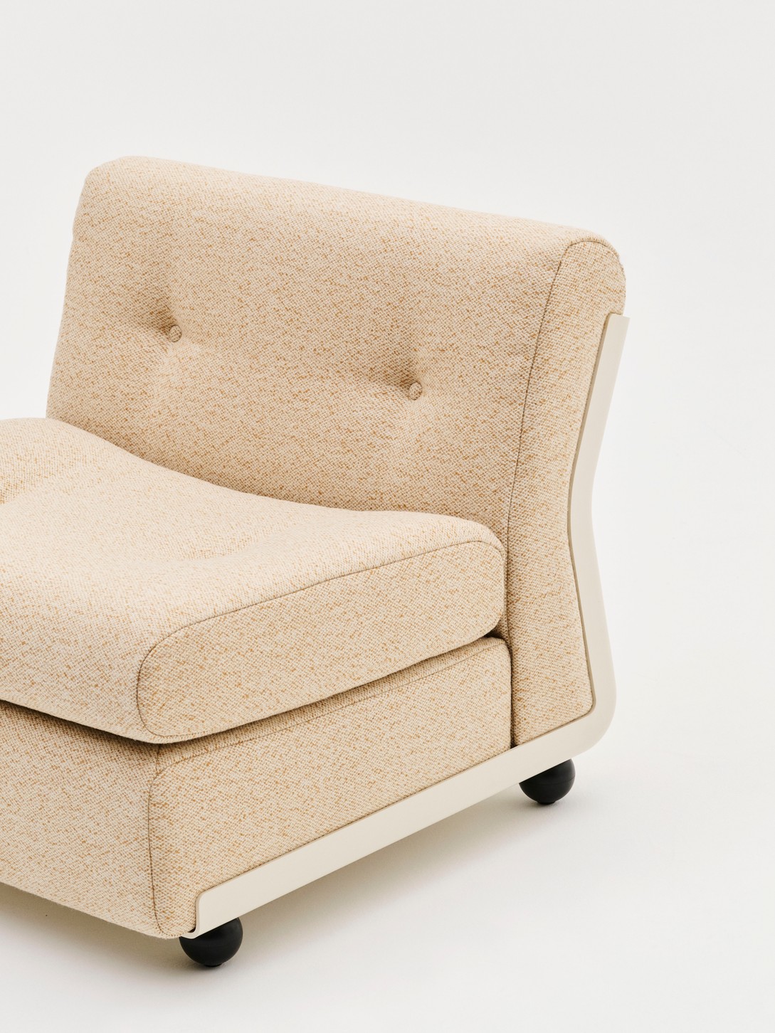 HAY Amanta 1 Sitzer - Schale Cream beige Bezug Vanir