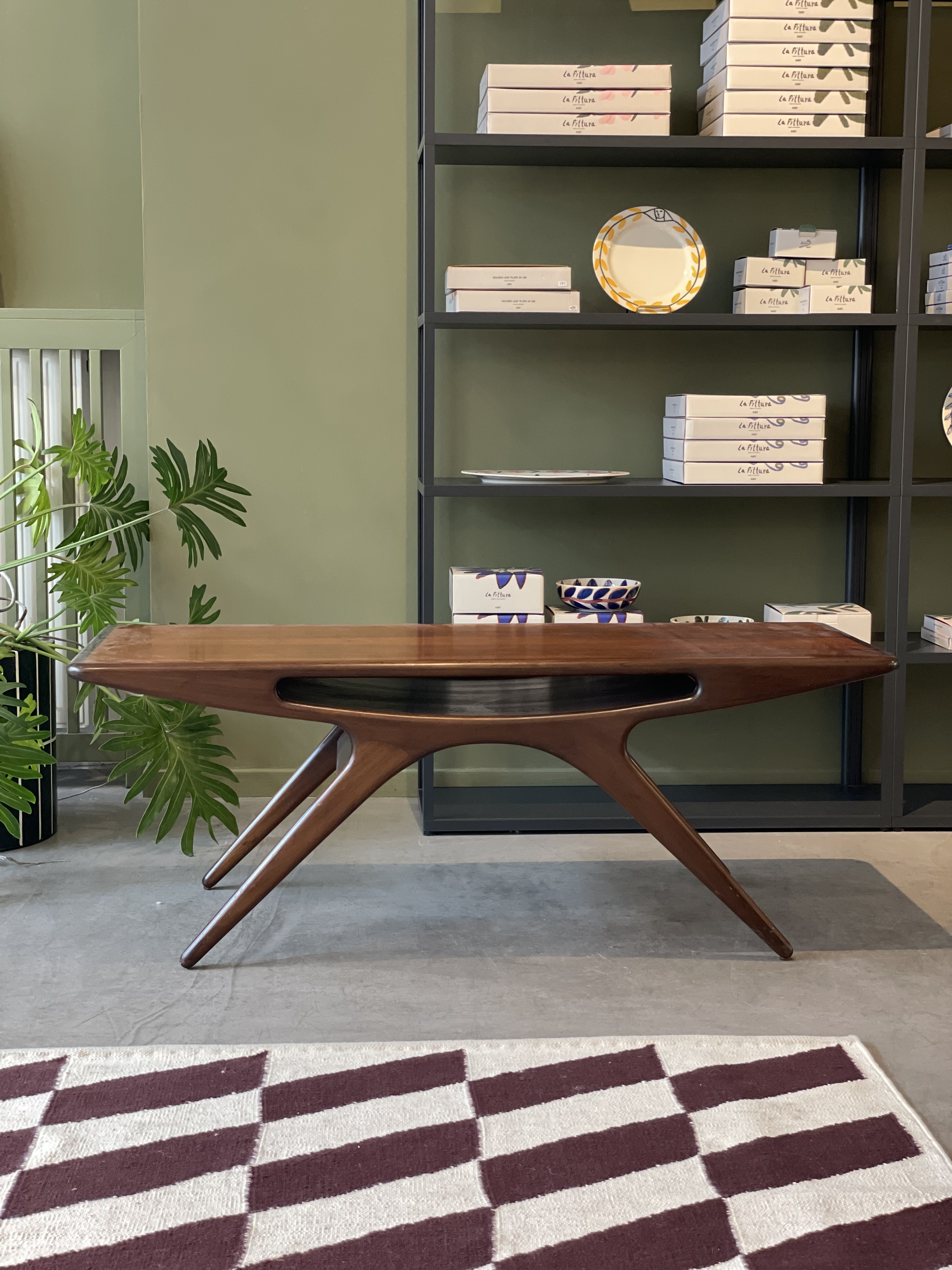 Vintage Andersen Smilet Couchtisch Palisander