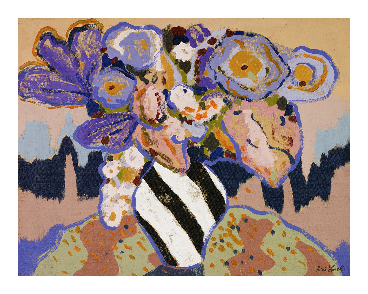 Rini Spiel Violetta Art Print 50x70 cm Rini Spiel Violetta Art Print 50x70 cm