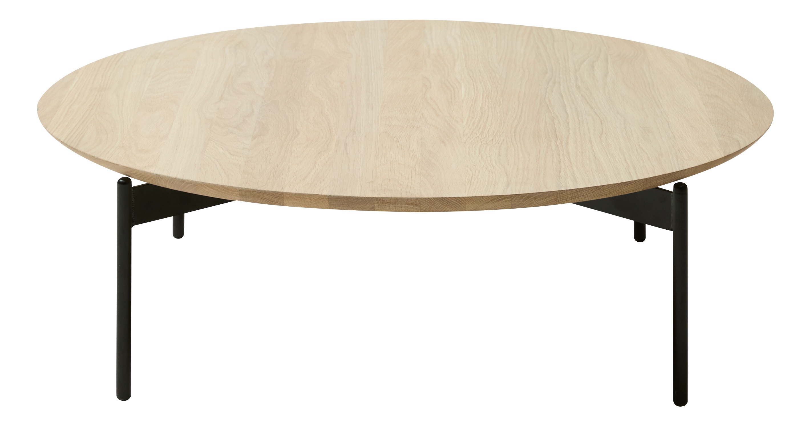 Joe Couchtisch ø 73,8 cm niedrig Eiche geölt