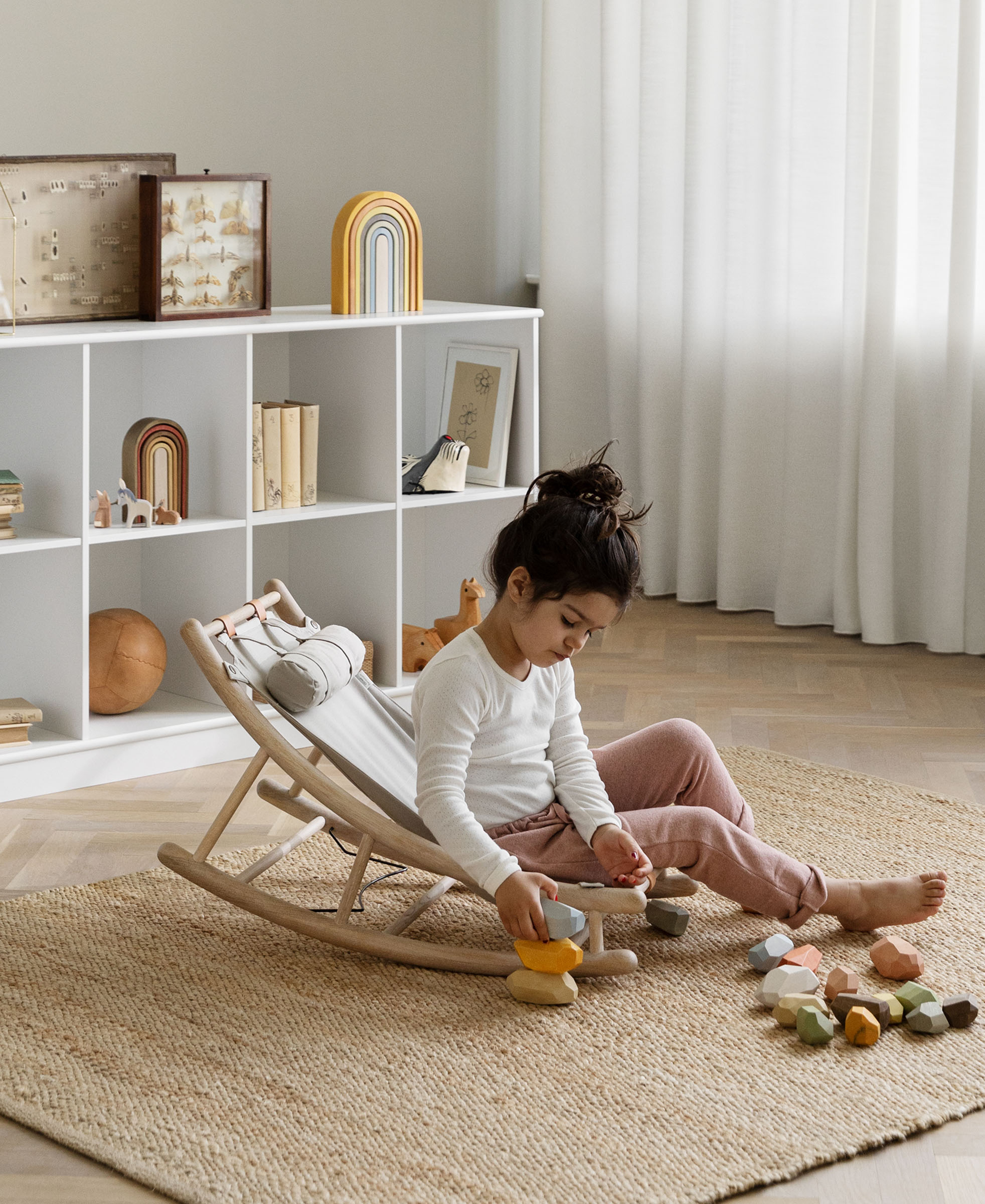 Kleinkindwippe - Eiche/natur