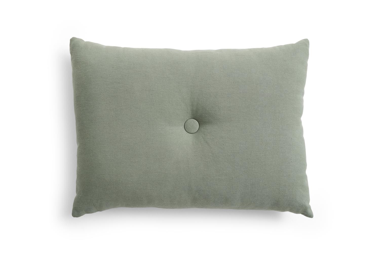 Dot Kissen Linen Pine green