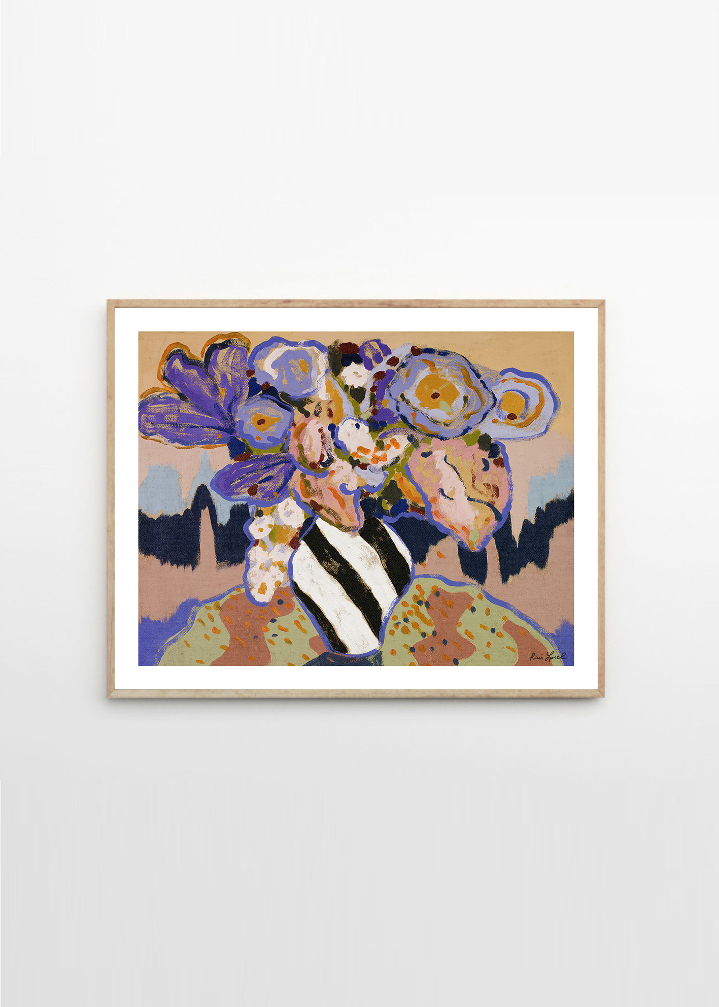 Rini Spiel Violetta Art Print 50x70 cm Rini Spiel Violetta Art Print 50x70 cm