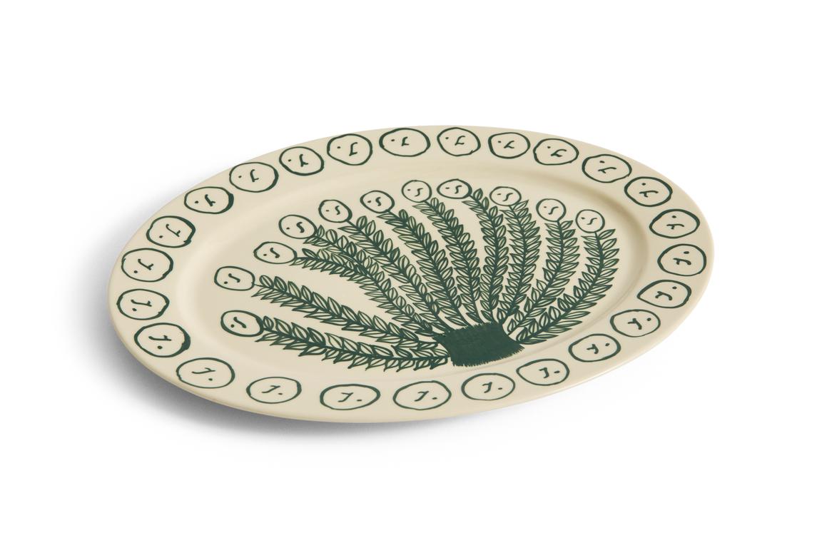 La Pittura Ovale Servierplatte L36,5 Olive Grove La Pittura Ovale Servierplatte L36,5 Olive Grove