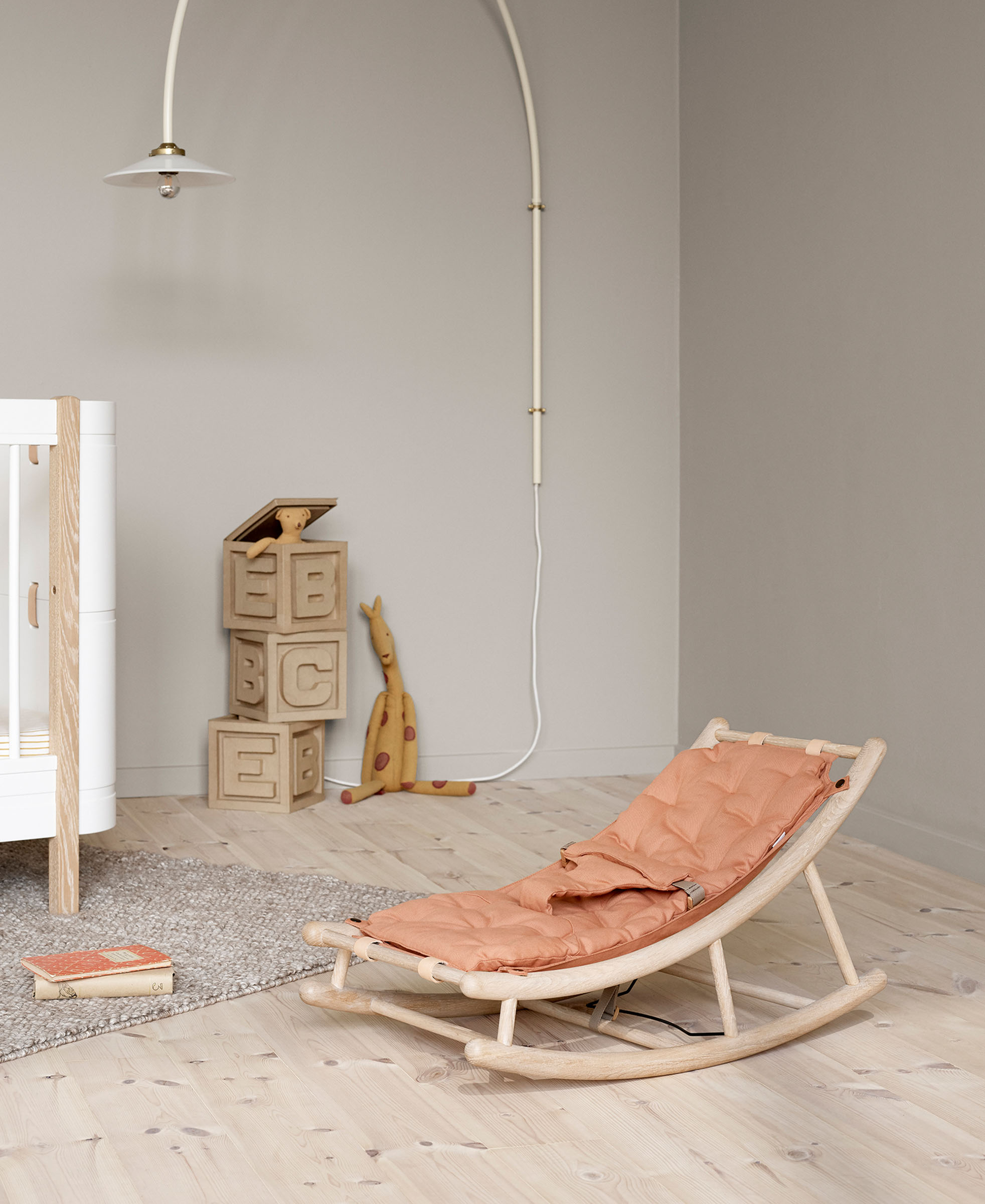 Baby- & Kleinkindwippe - Eiche/karamell