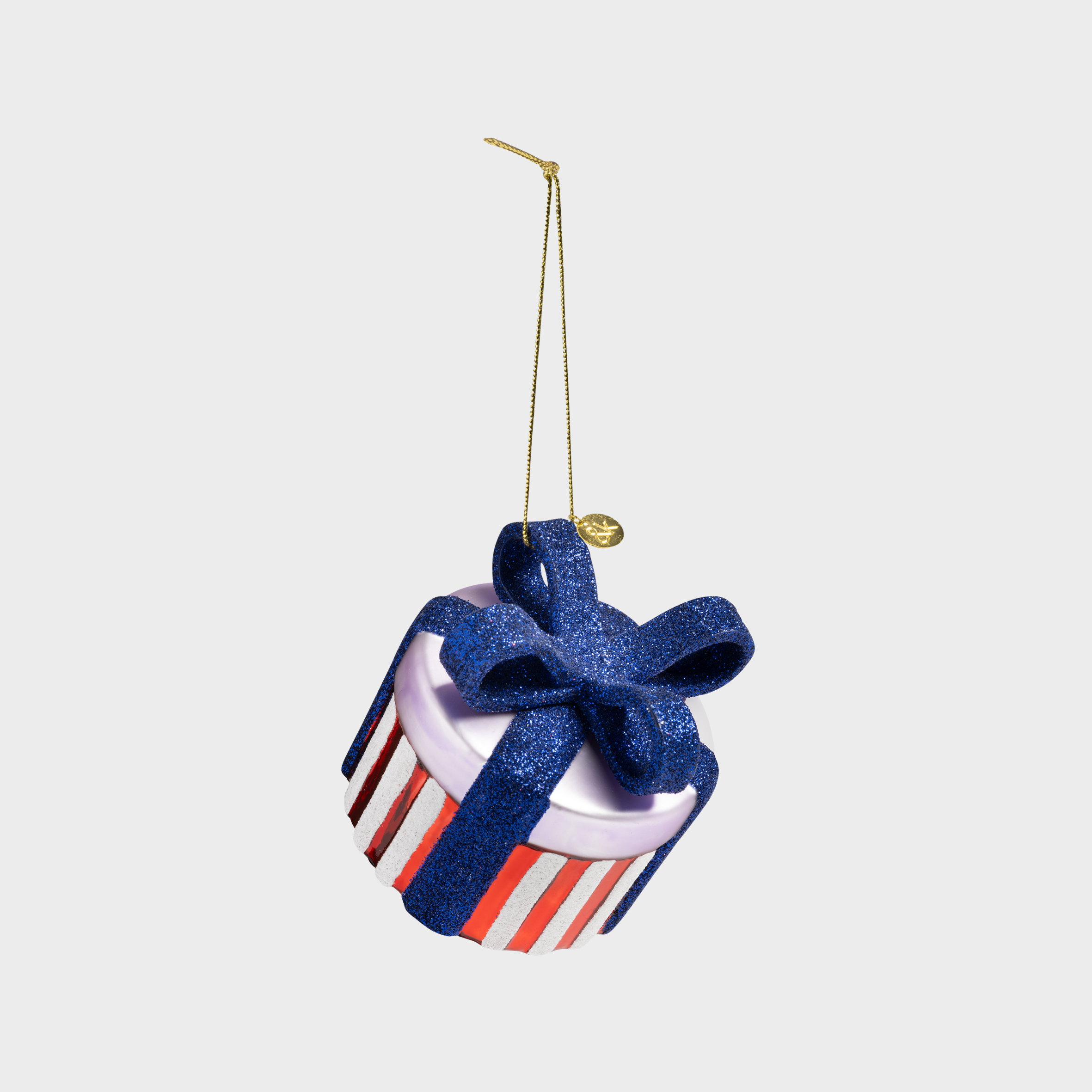 Weihnachtsanhänger Geschenk rot