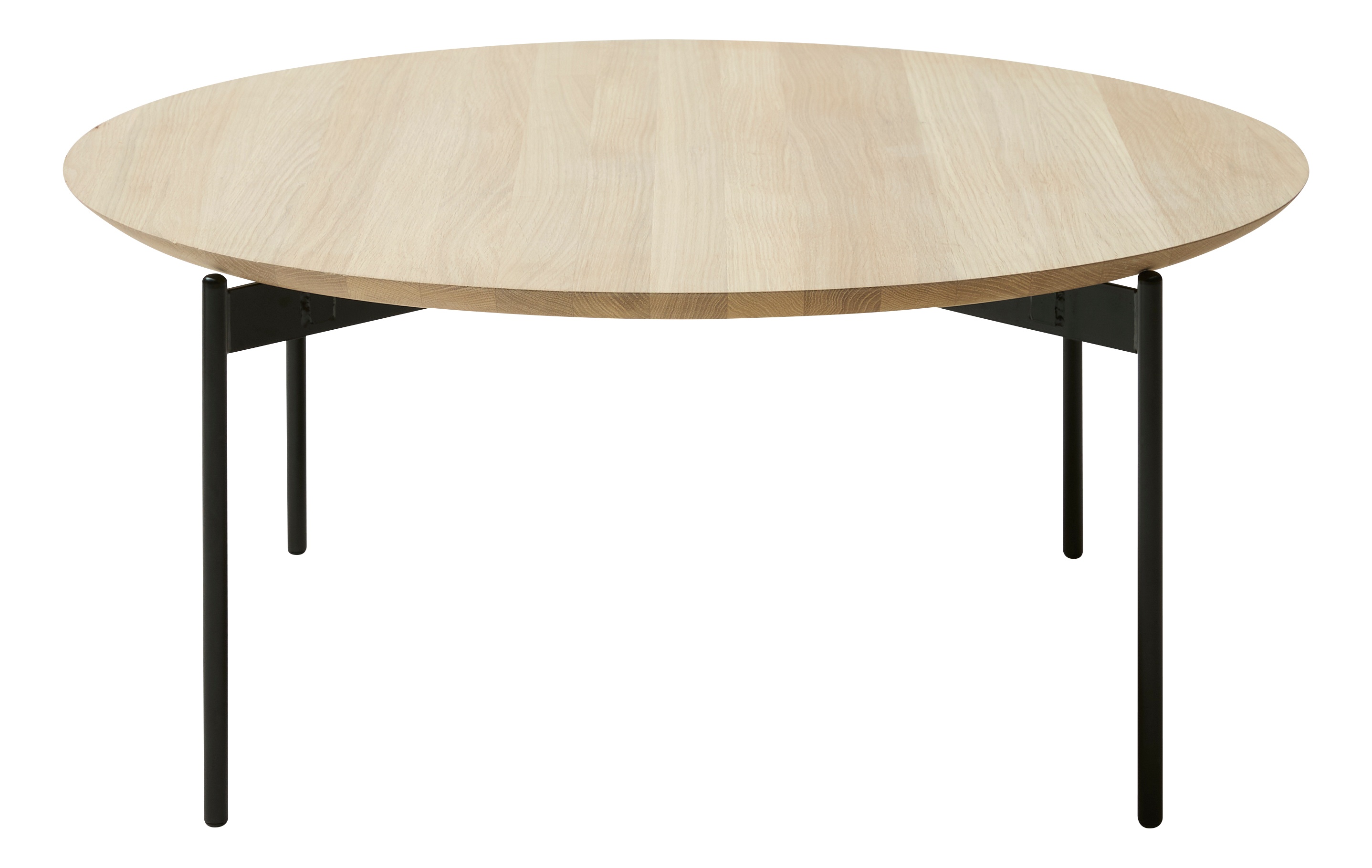 Joe Couchtisch ø 73,8 cm hoch Eiche geölt