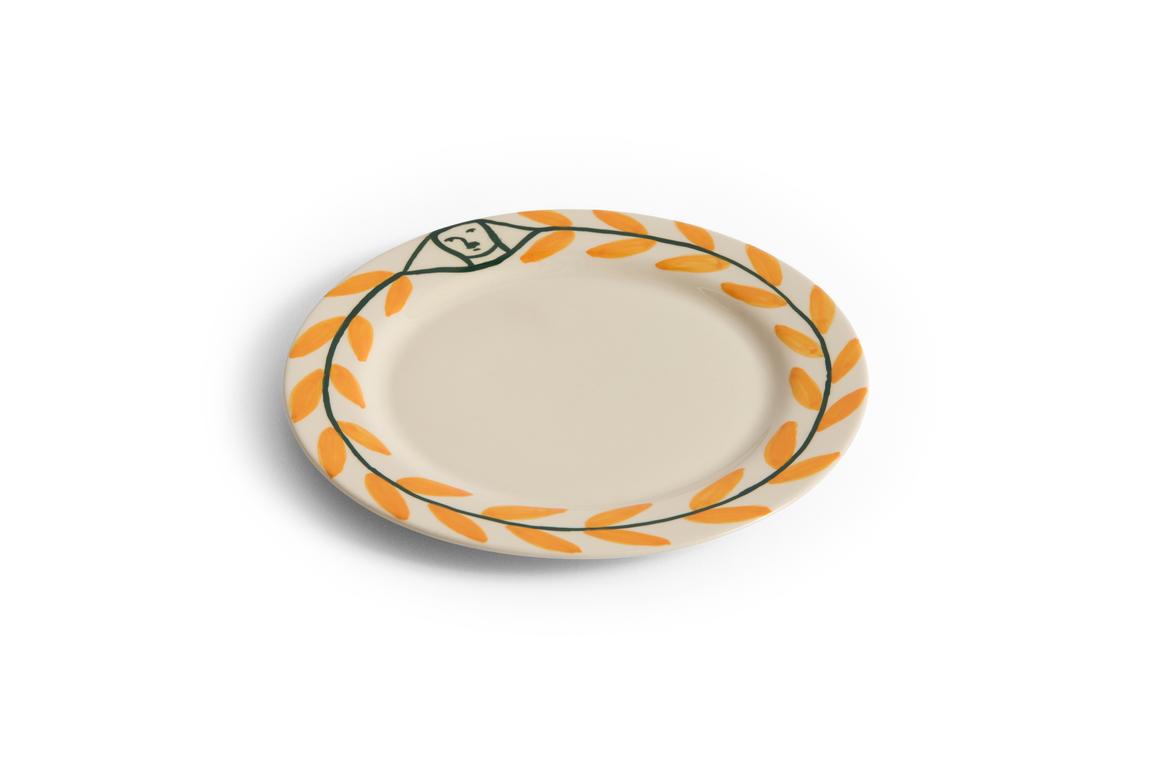 La Pittura Essteller Ø 24 cm Golden Leaf La Pittura Essteller Ø 24 cm Golden Leaf