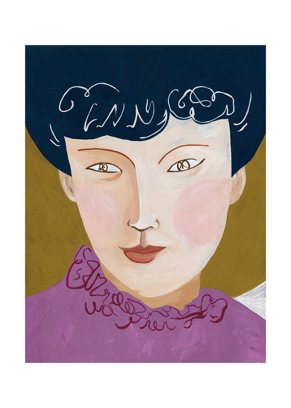 Jaron Su Taieanese lady in 1950s Paris Art Print 30x40 cm Jaron Su Taieanese lady in 1950s Paris Art Print 30x40 cm