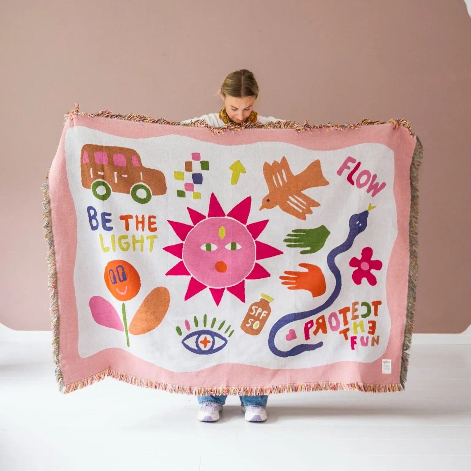 Statement Decke 130 x 180 cm Be The Light