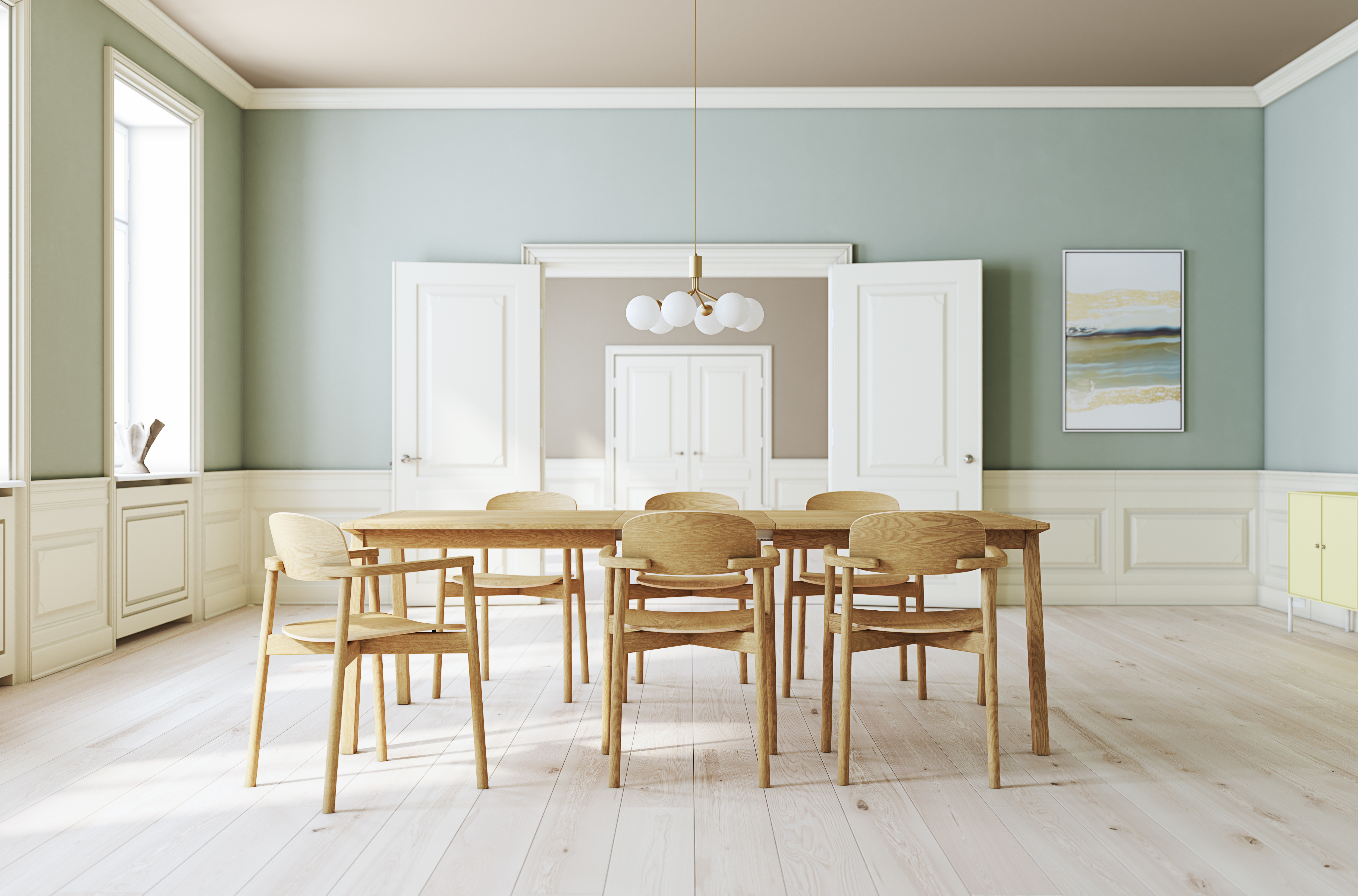 SM142 Tisch ausziehbar 100x174-270 cm Eiche geölt