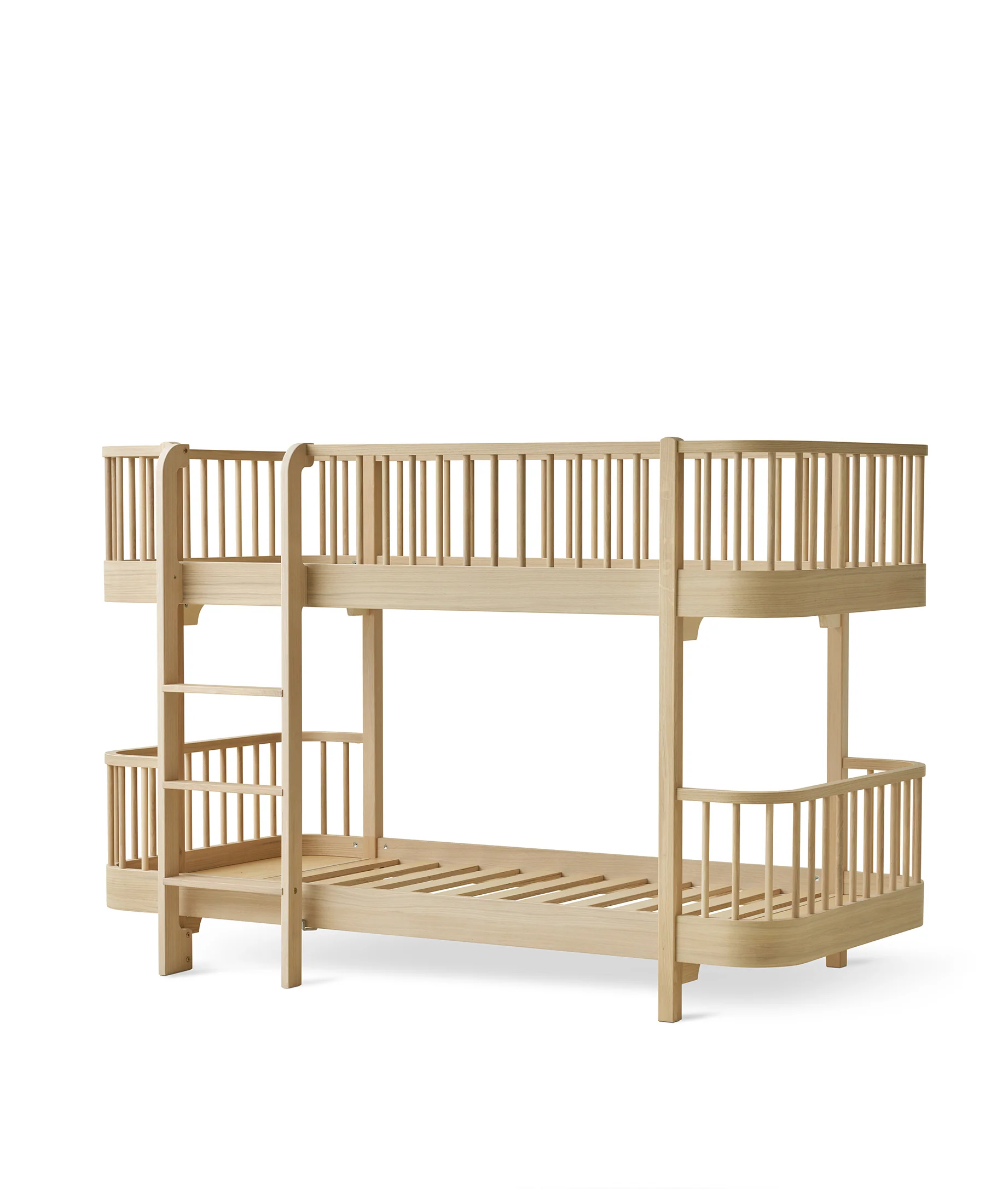 Wood Original halbhohes Etagenbett 90x200cm Eiche 
