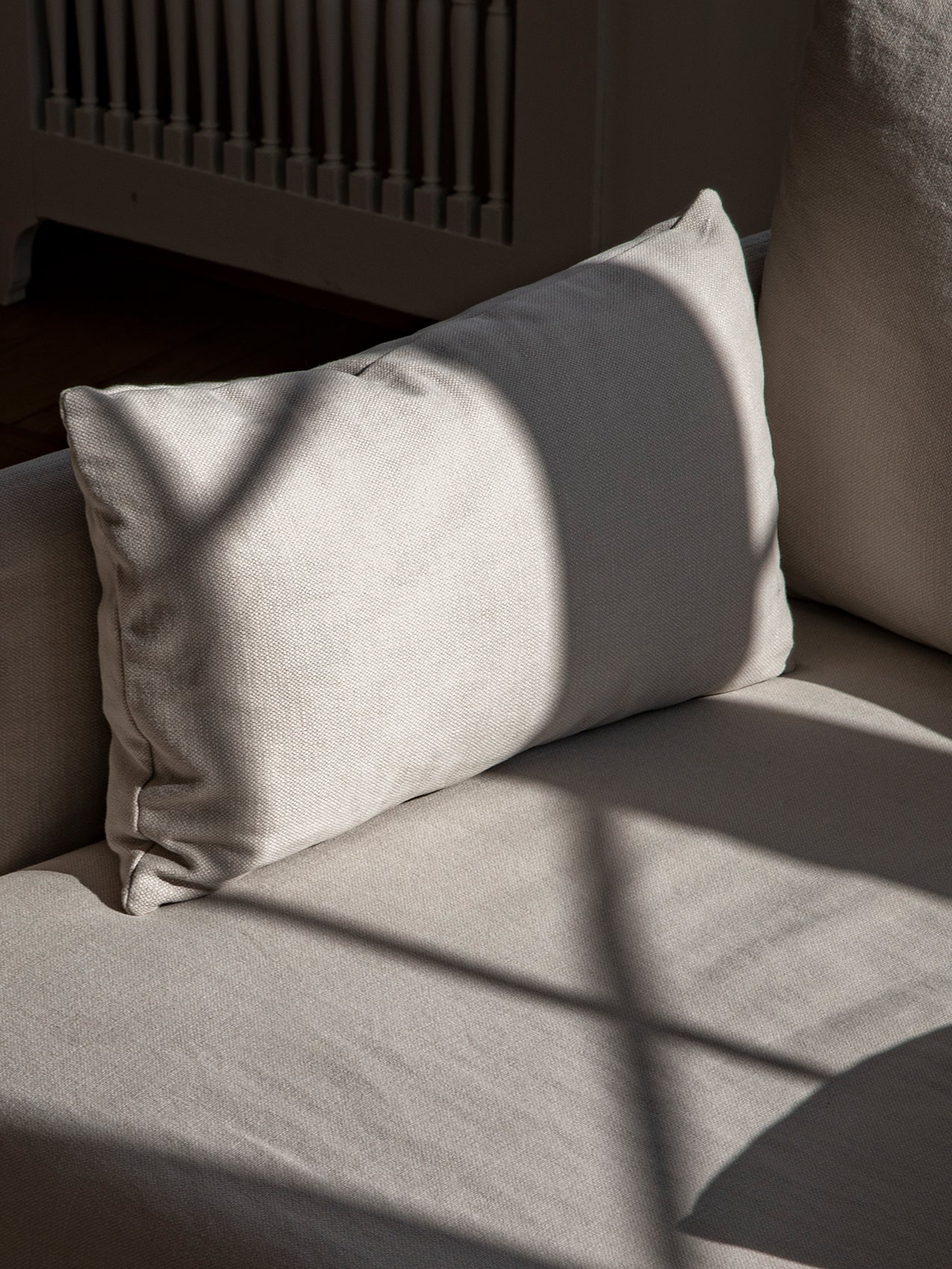 Offset Sofa 3-Sitzer Abnehmbarer Bezug Oat