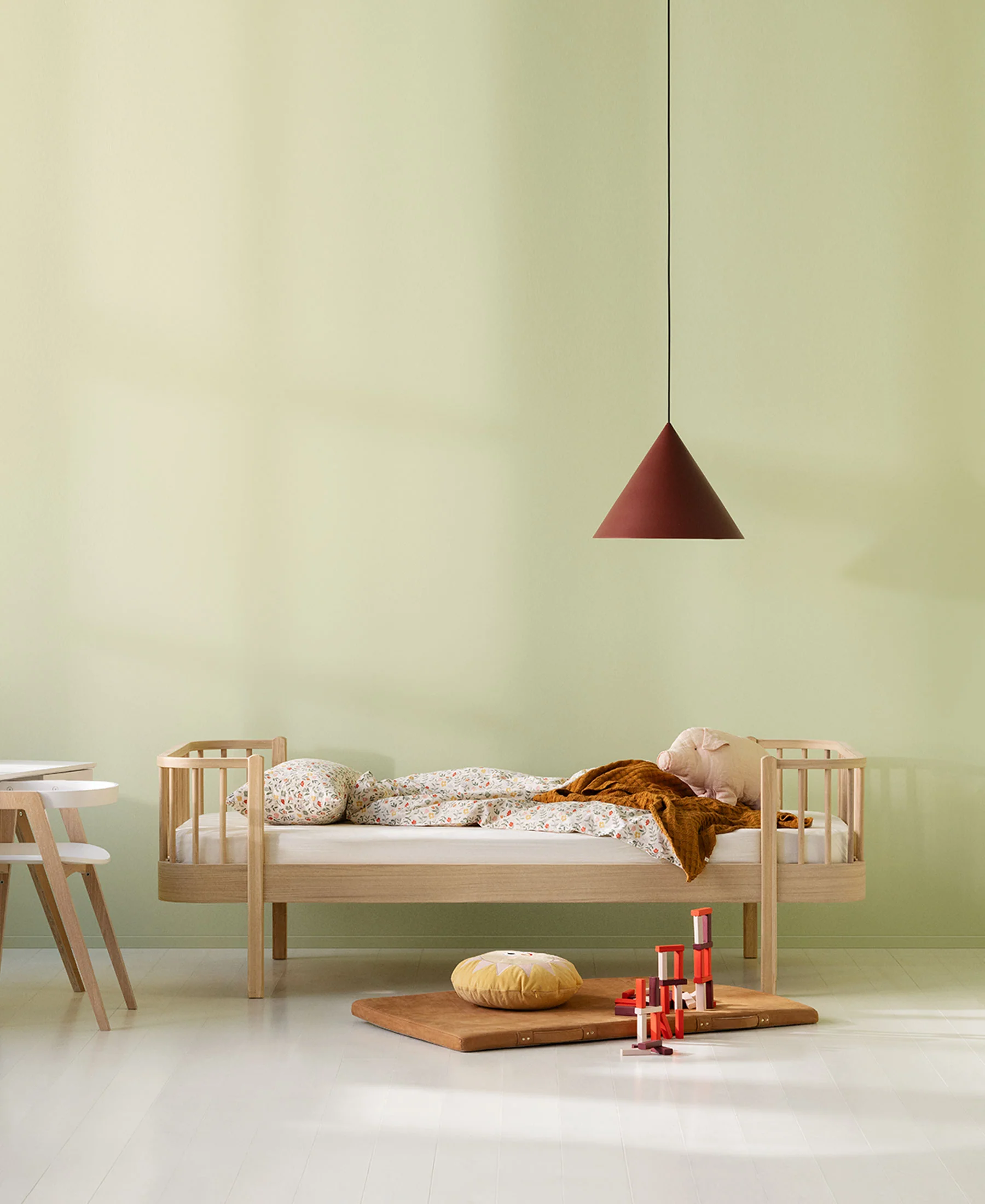 Wood Original Einzelbett 90x200 cm Eiche