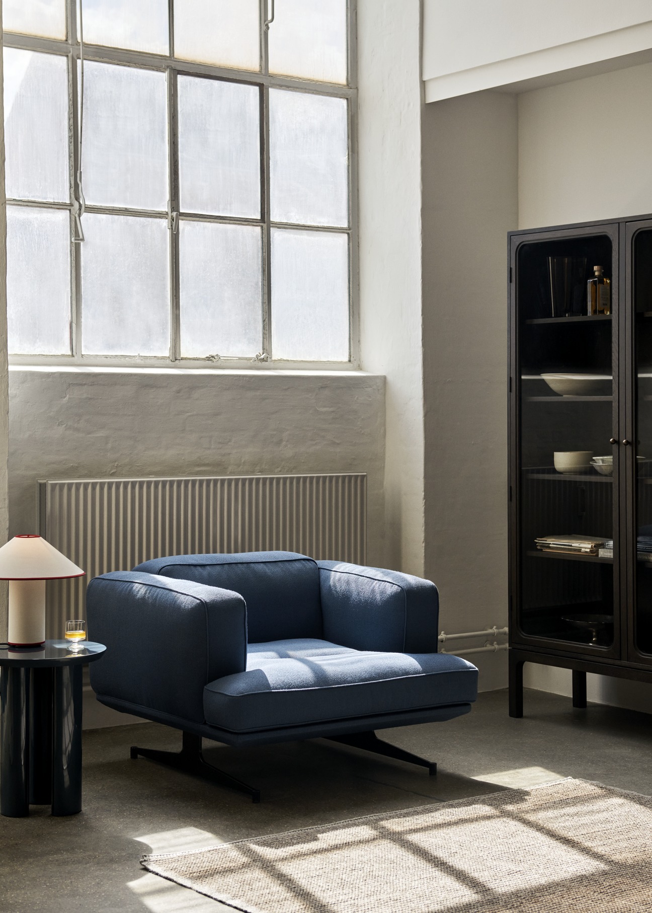 Trace Double SC88 Vitrine Schrank Eiche dunkel gebeizt