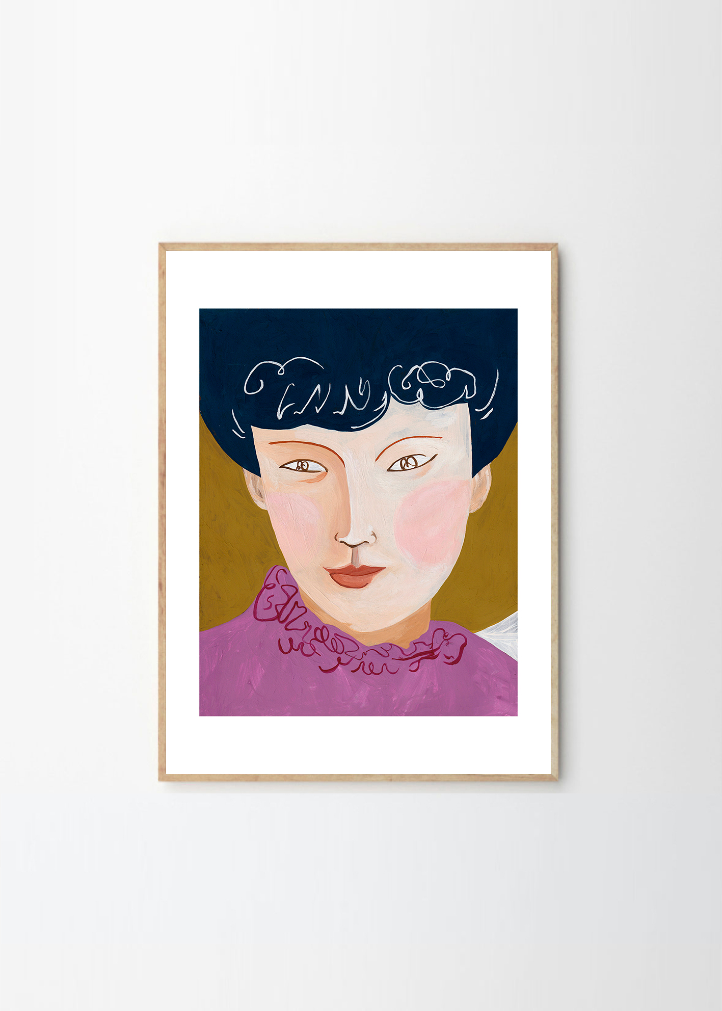 Jaron Su Taieanese lady in 1950s Paris Art Print 30x40 cm Jaron Su Taieanese lady in 1950s Paris Art Print 30x40 cm