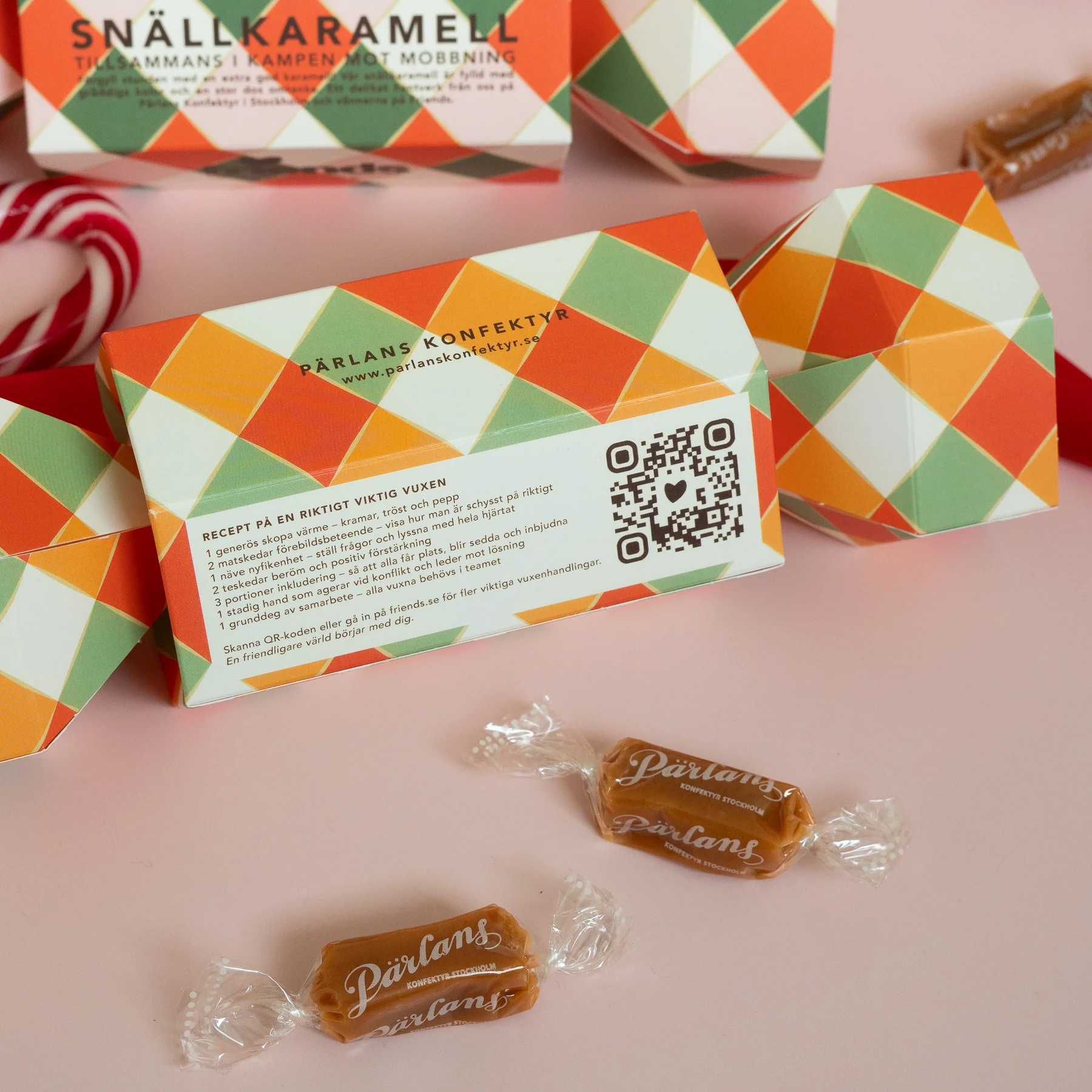 CHRISTMAS CRACKER Salzkaramell 8 Stück Orange