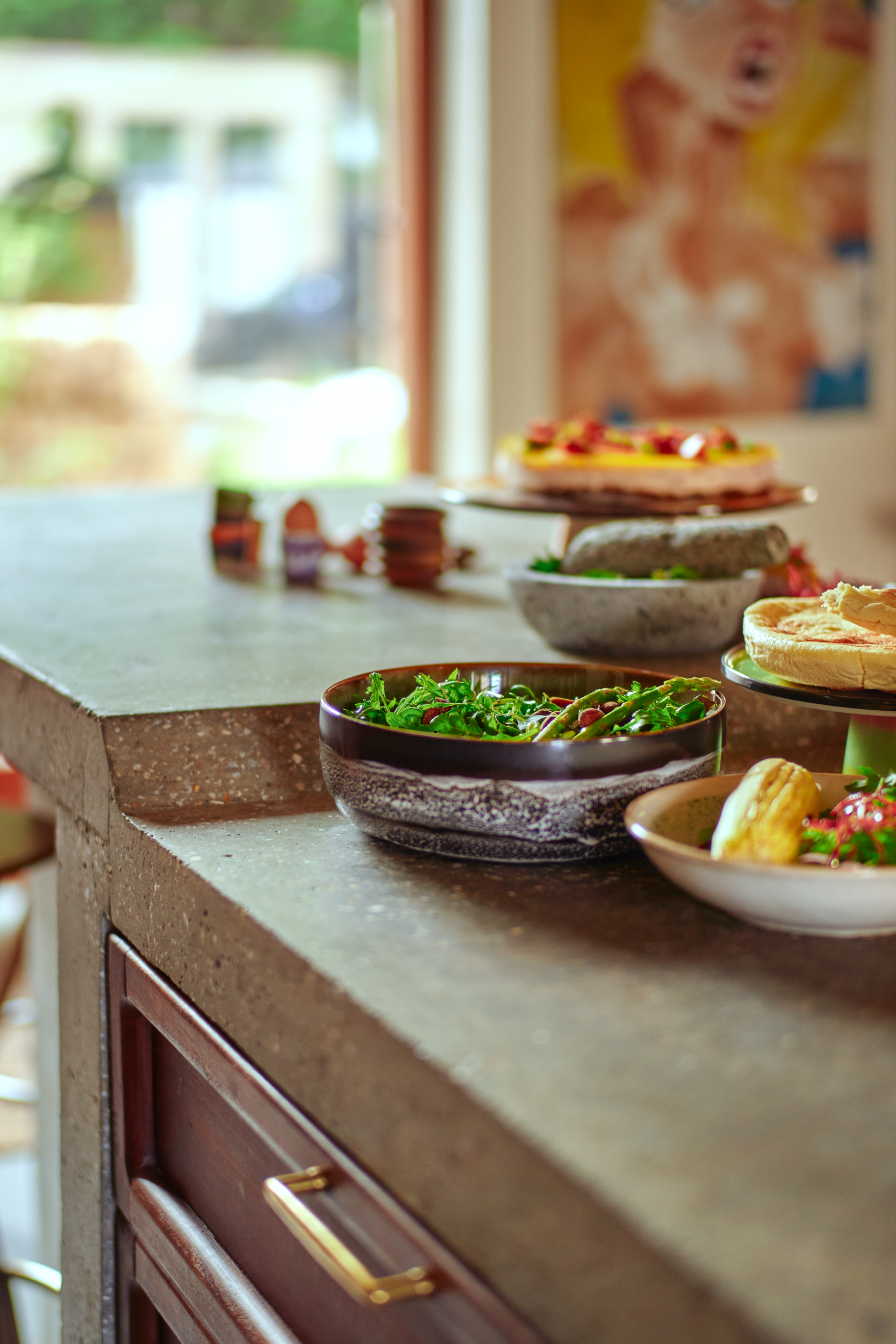 Keramik Salatschale Rock on ø 26,5 cm