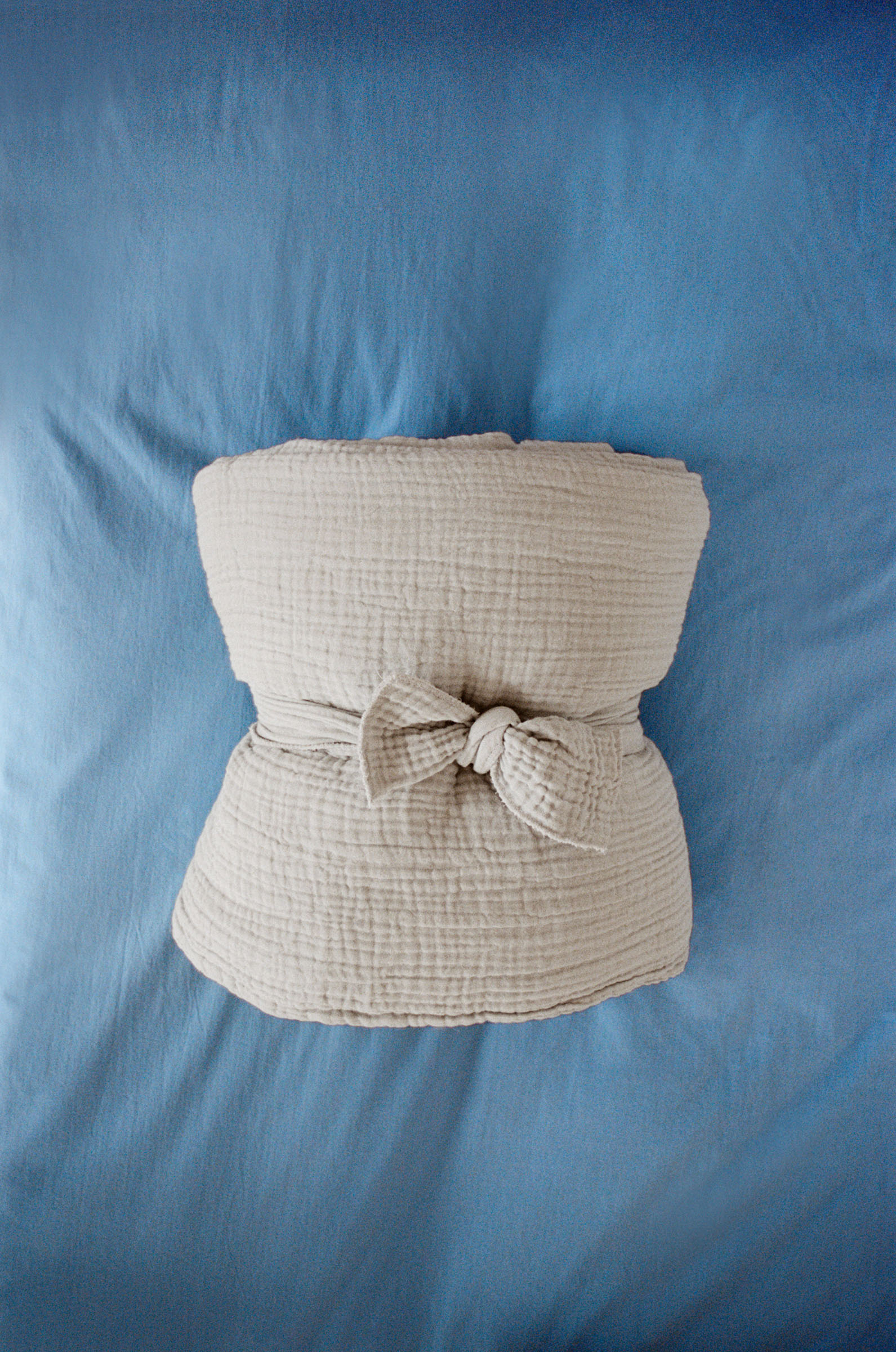 Crinkle Bedspread L260 x W260 - Cool grey Crinkle Bedspread L260 x W260 - Cool grey