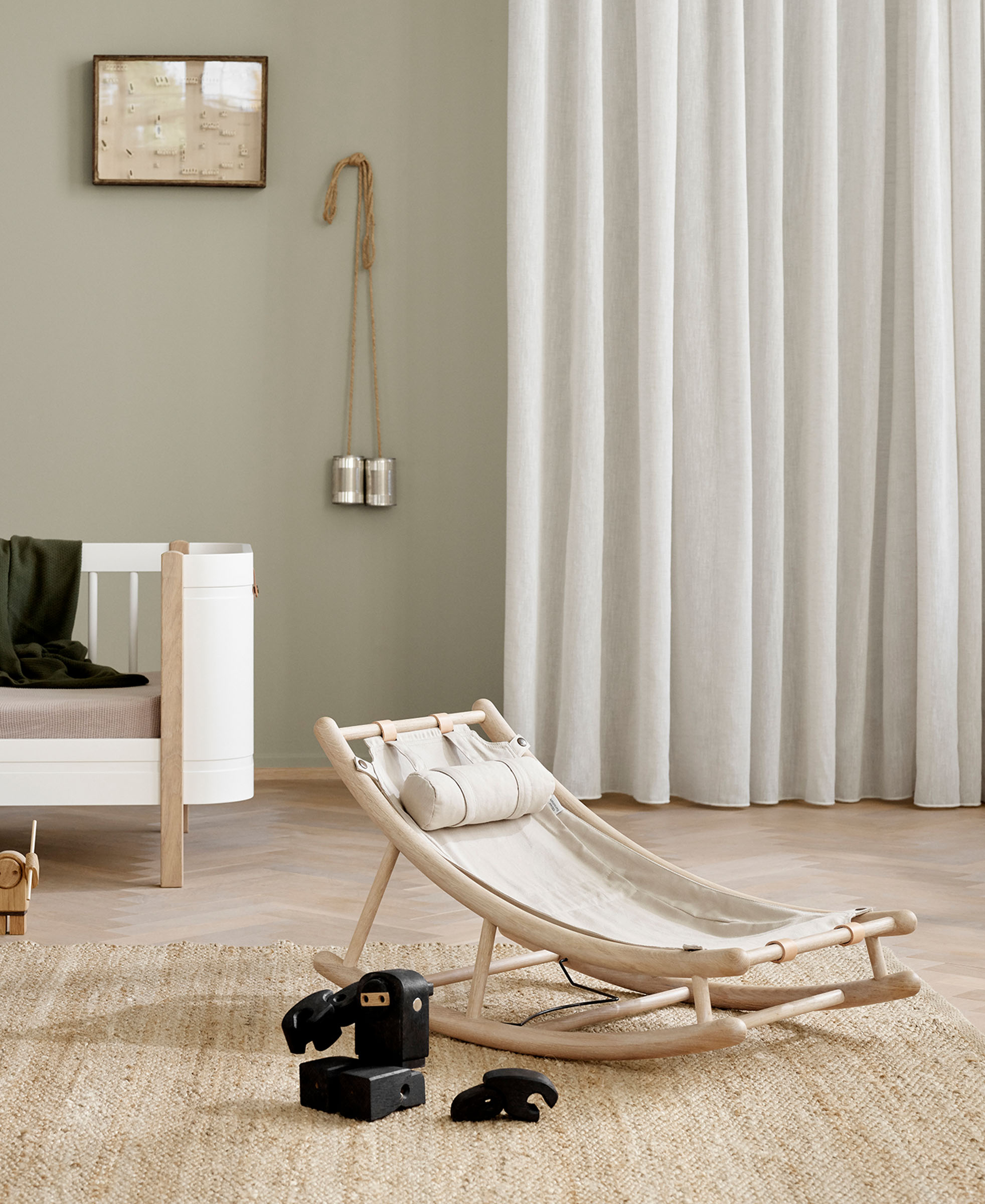 Kleinkindwippe - Eiche/natur