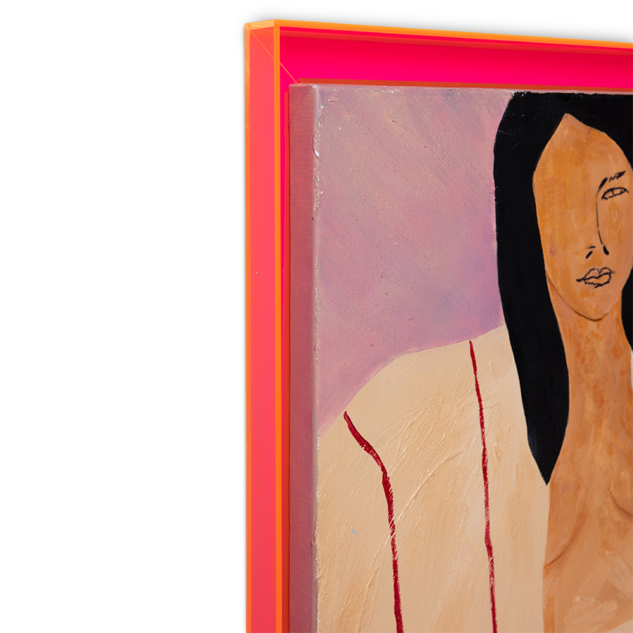 Gerahmtes Kunstwerk 'Get your Groove on' 127 x 152 cm